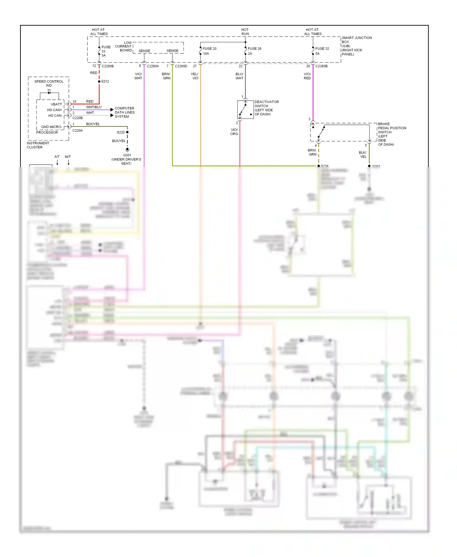 Ford Ranger II facelift (2009-2011) fuse 26 wiring diagram  (1 of 2)