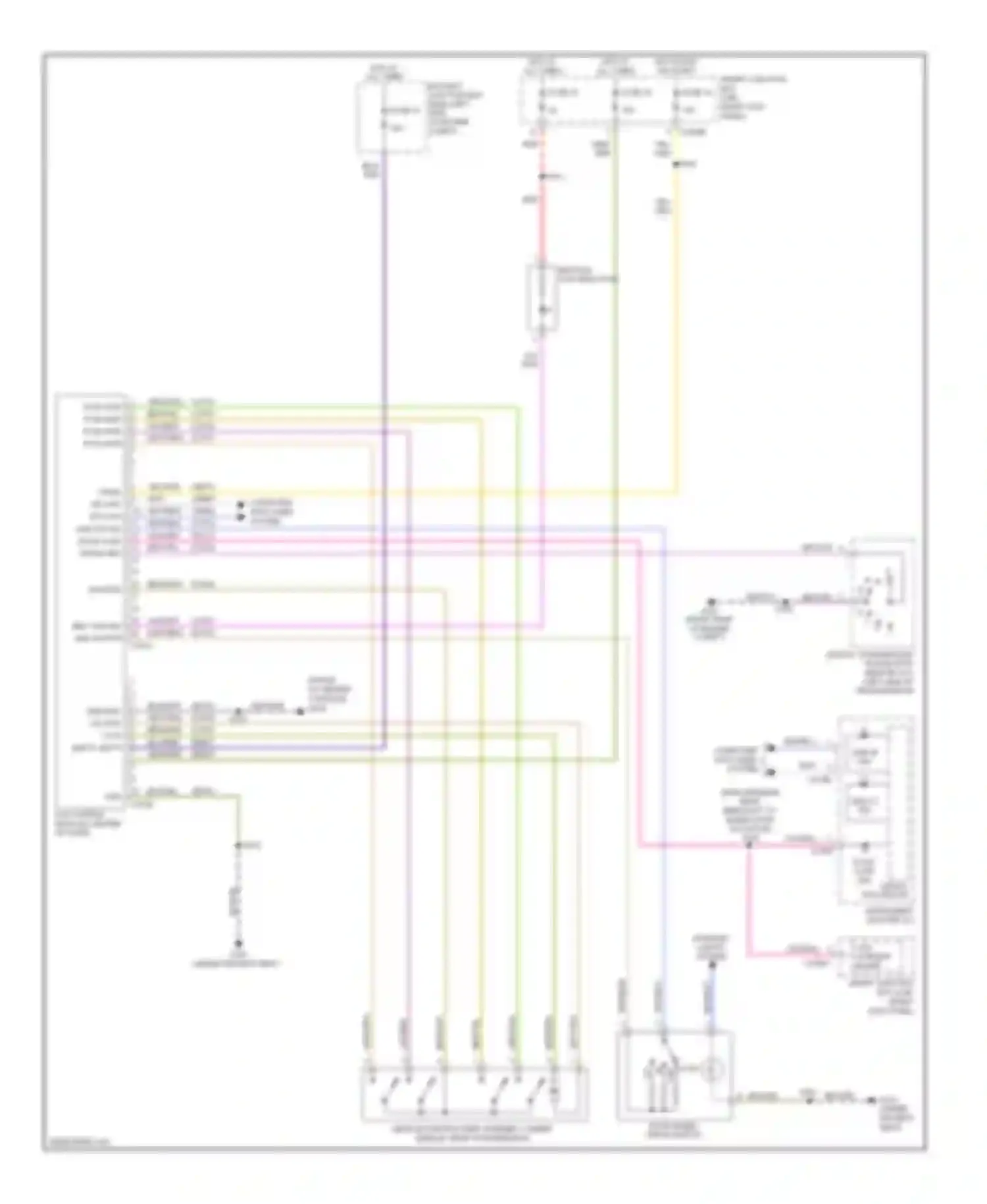 Wiring diagram grn/red for Ford Ranger II facelift (2009-2011)