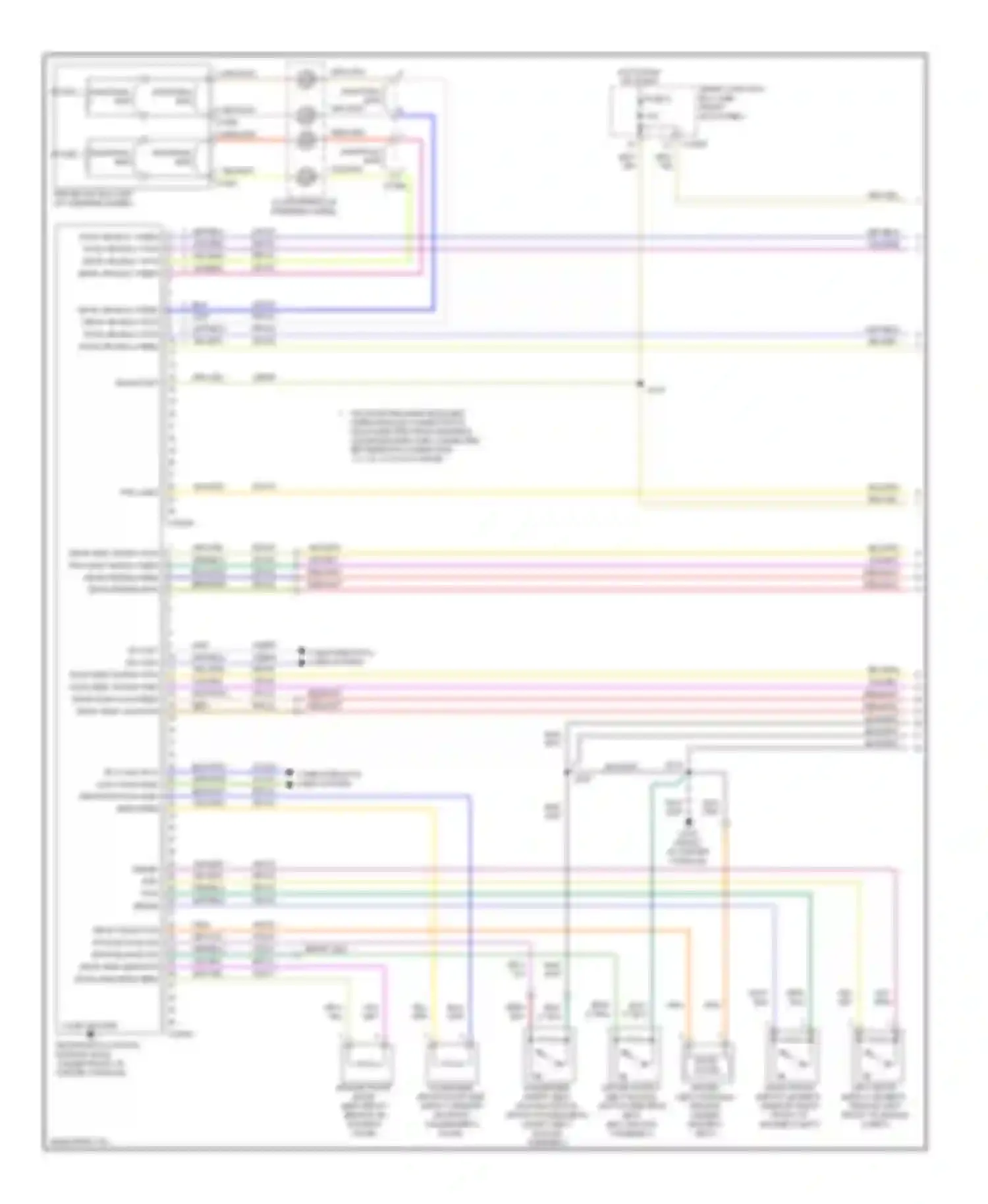 Wiring diagram red/wht for Ford Ranger II facelift (2009-2011)