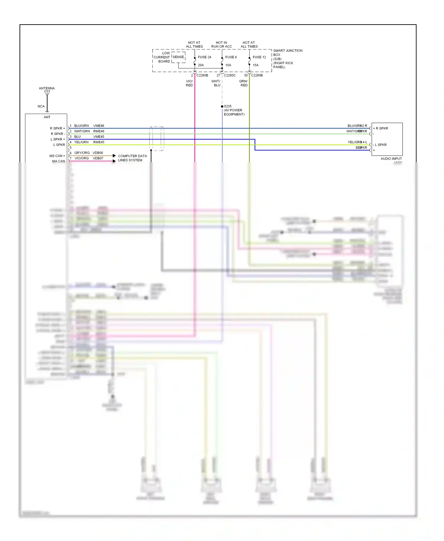 Ford Ranger II facelift (2009-2011) nca wiring diagram  (19 of 21)
