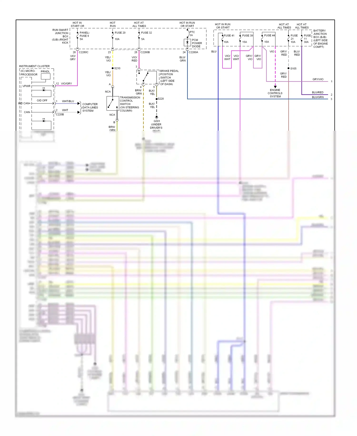 Ford Ranger II facelift (2009-2011) nca wiring diagram  (13 of 21)