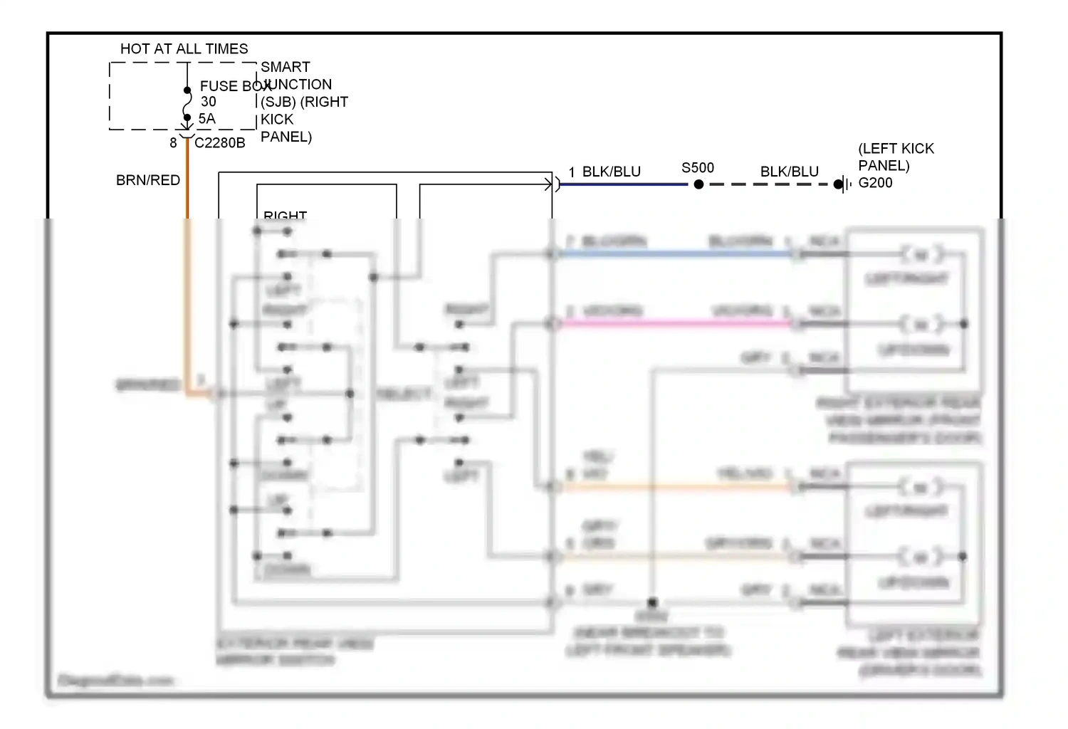 Ford Ranger II facelift (2009-2011) nca wiring diagram  (17 of 21)