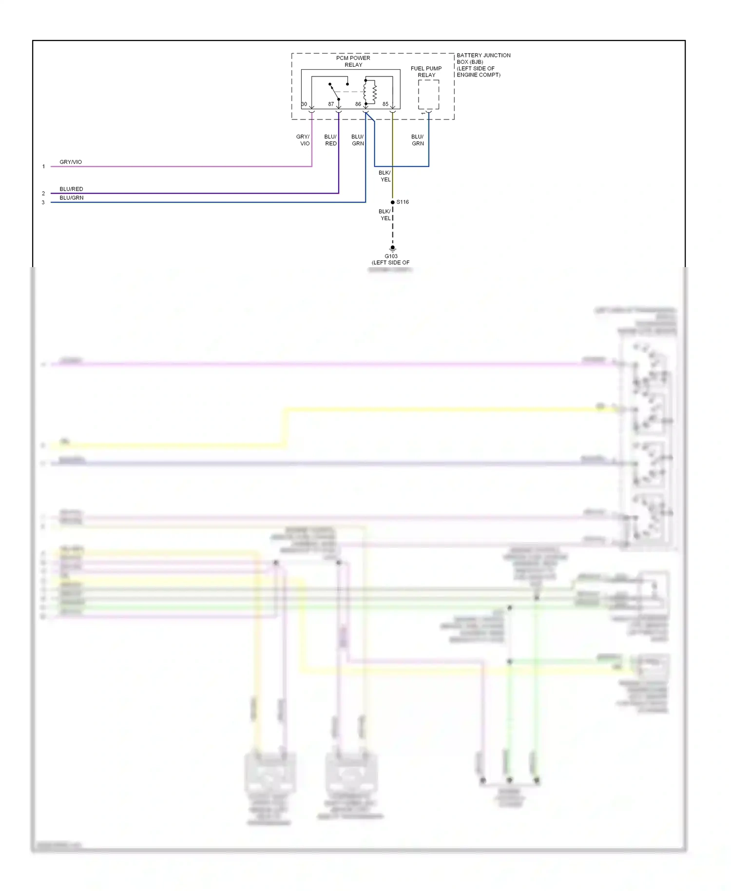 Ford Ranger II facelift (2009-2011) nca wiring diagram  (14 of 21)