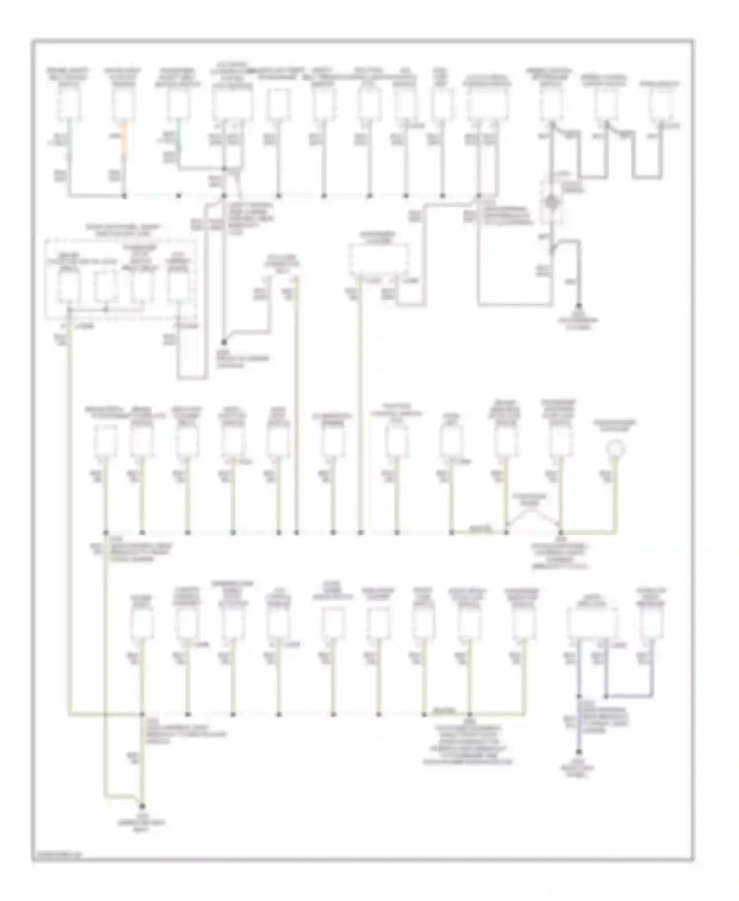 Wiring diagram low current board for Ford Ranger II facelift (2009-2011)