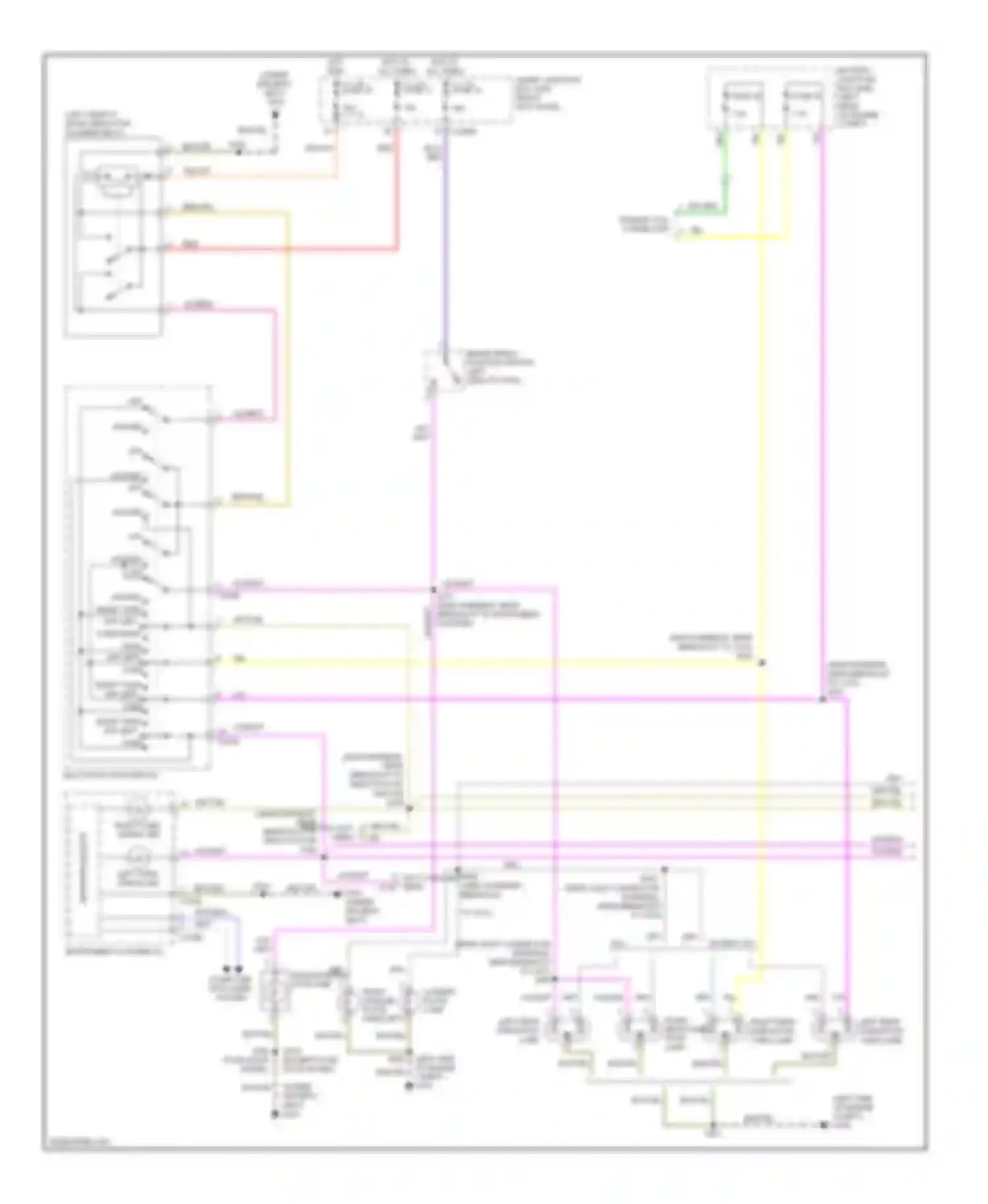 Wiring diagram right turn signal ind for Ford Ranger II facelift (2009-2011) (2 of 3)