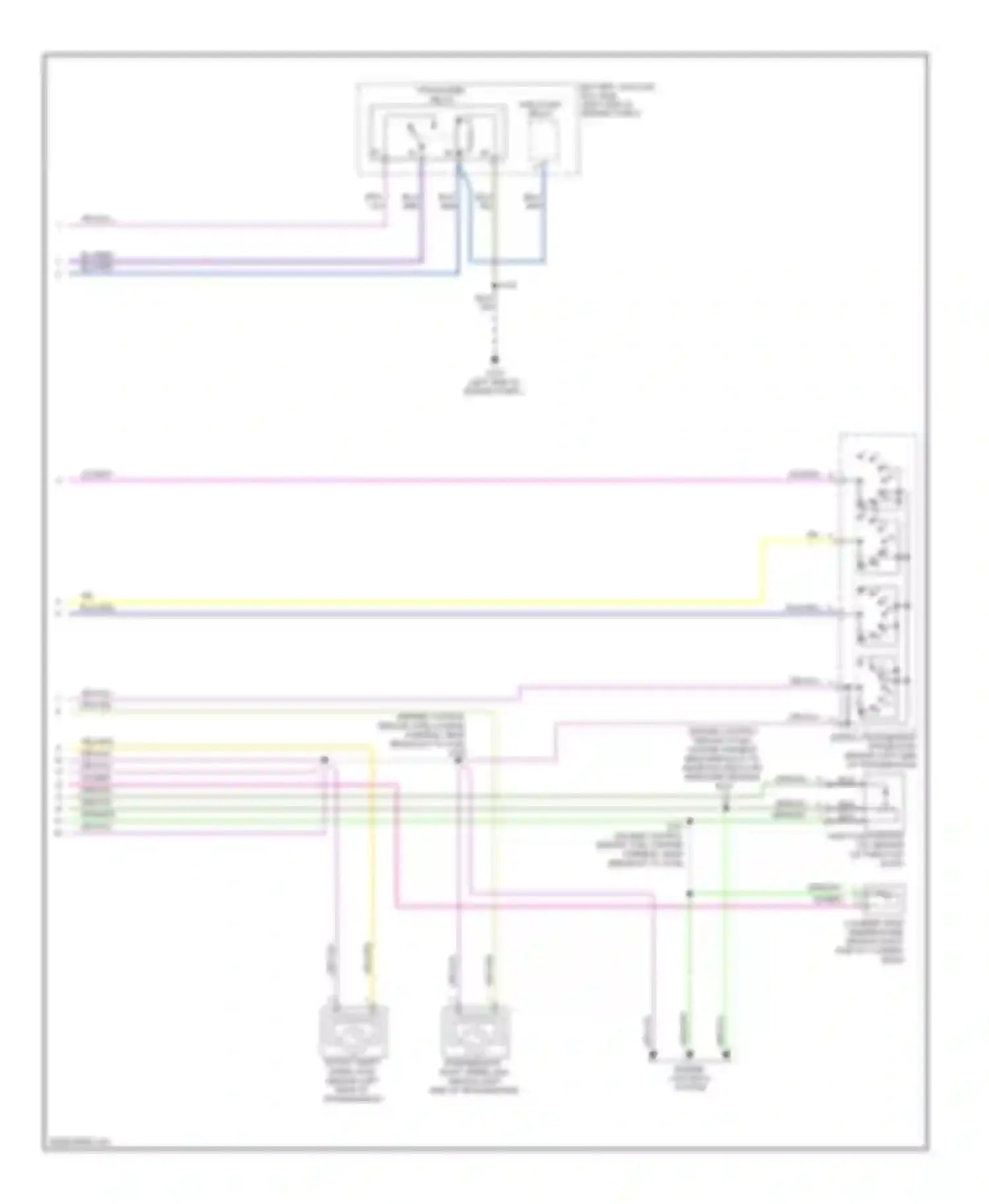 Wiring diagram blu/org for Ford Ranger II facelift (2009-2011)