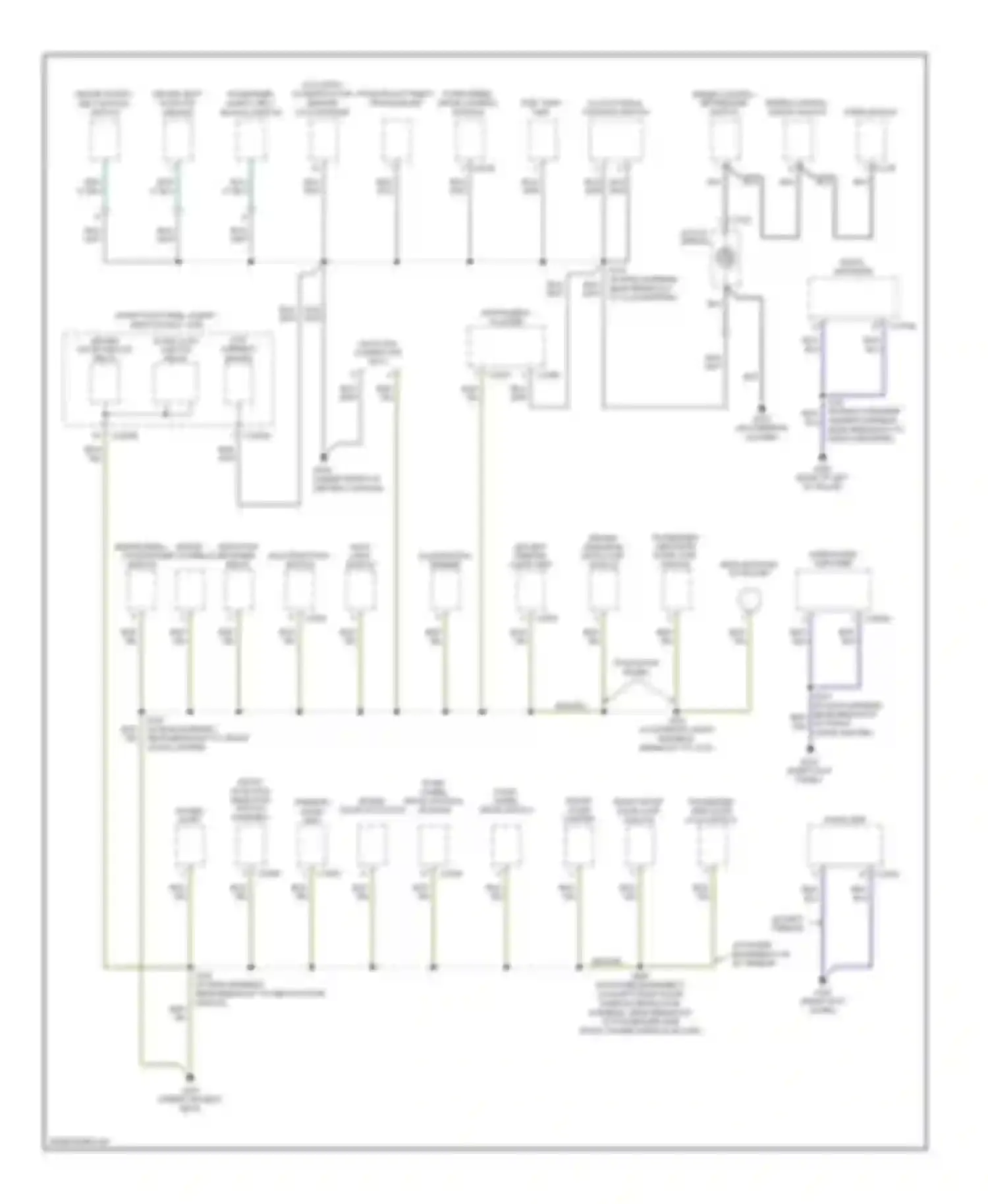 Ranger Ford II (2006-2009): Ground distribution circuit (2 of 2)