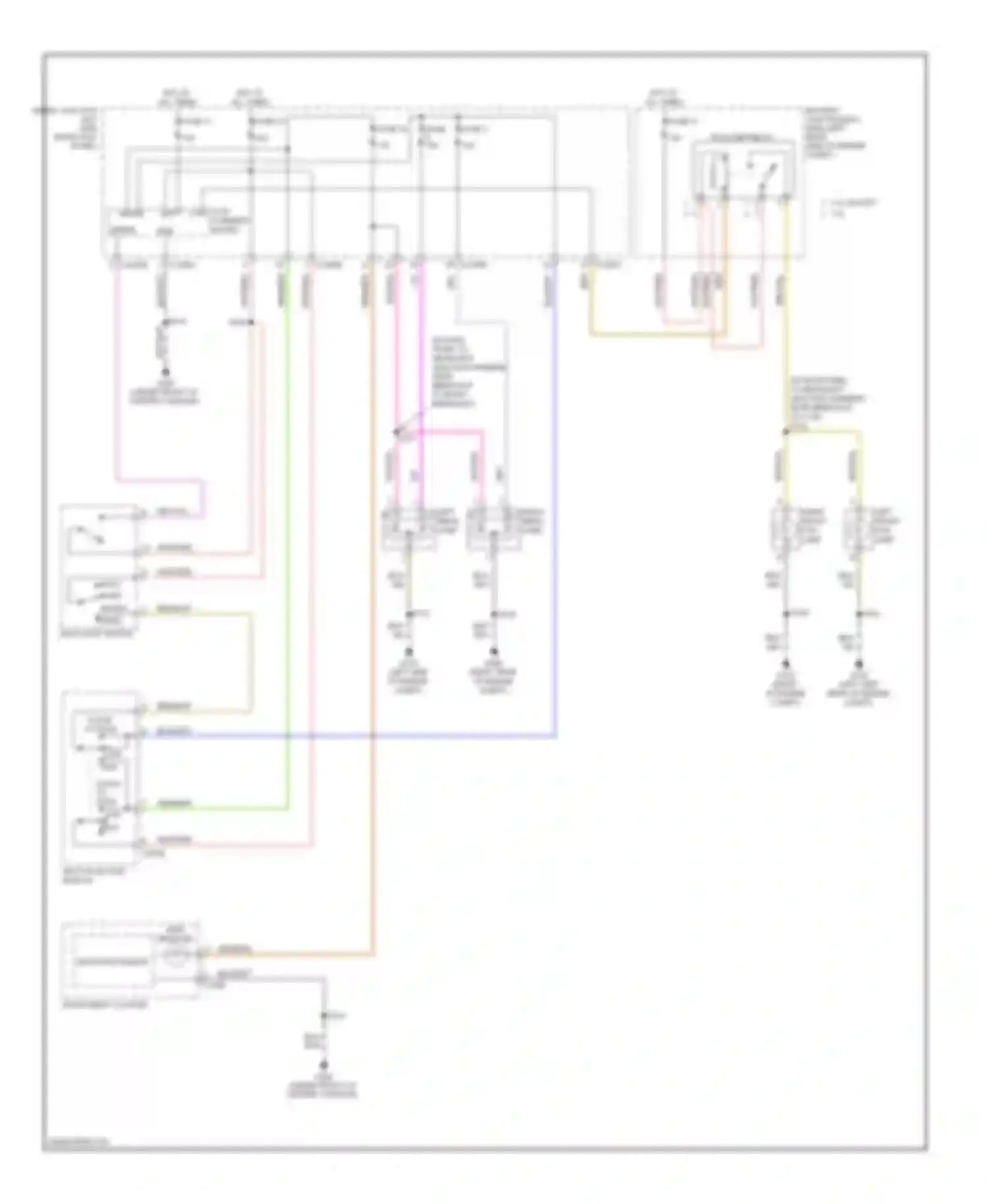 Ranger Ford II (2006-2009): Headlights circuit, without drl