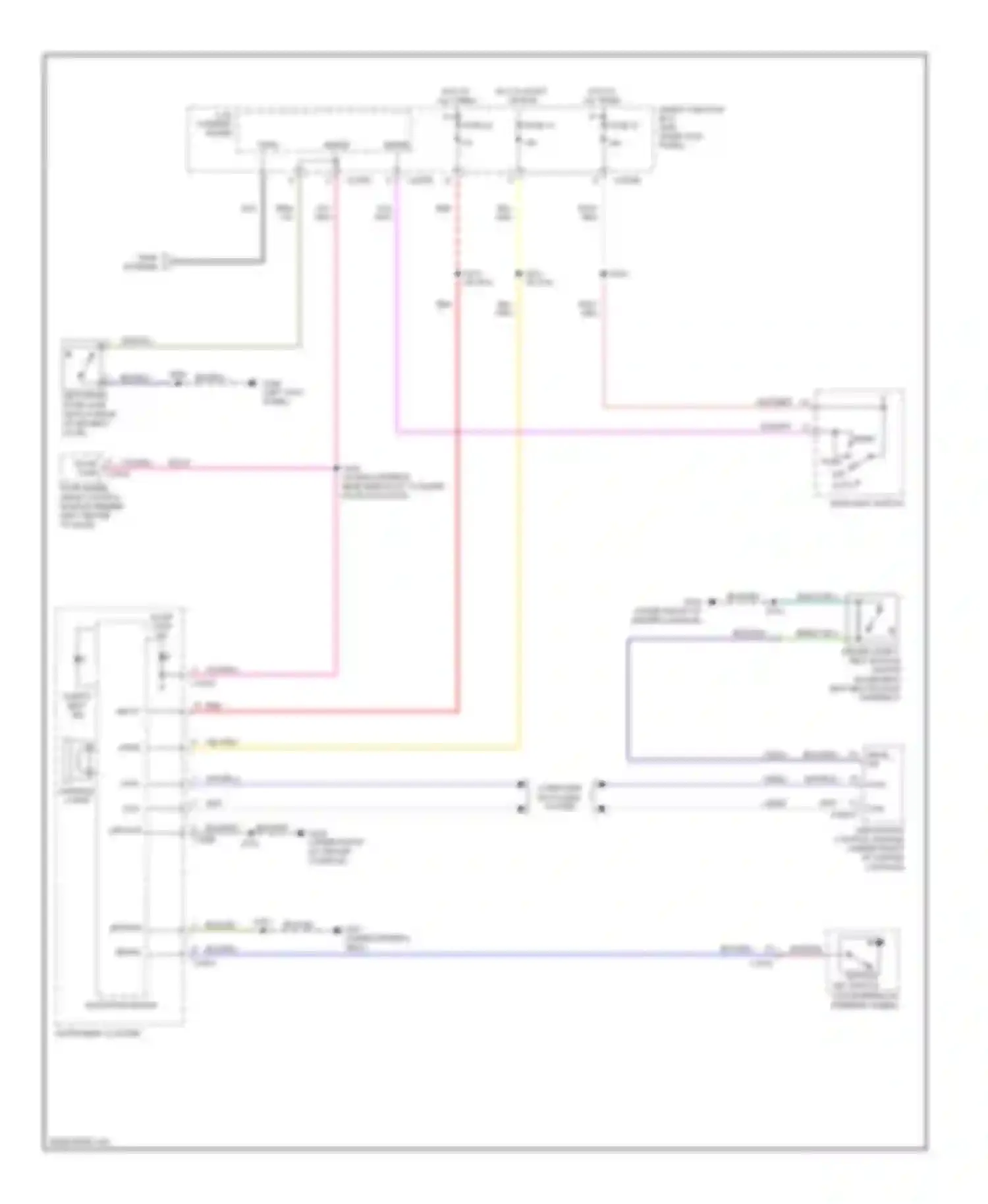 Ranger Ford II (2006-2009): Warning systems circuit
