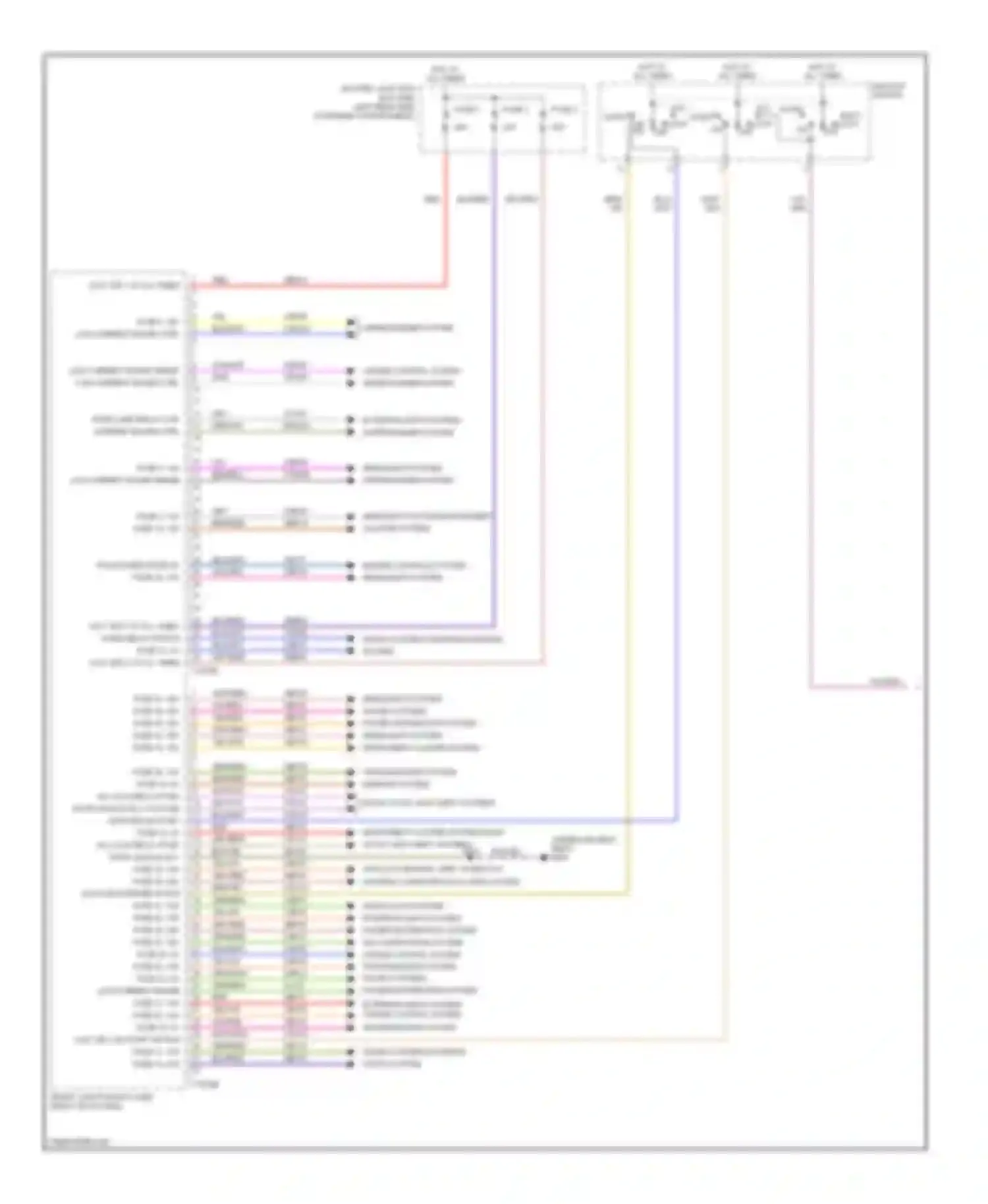 Wiring diagram all lock relay pass door unlock rly voltage supplied in start for Ford Ranger II (2006-2009) (1 of 1)