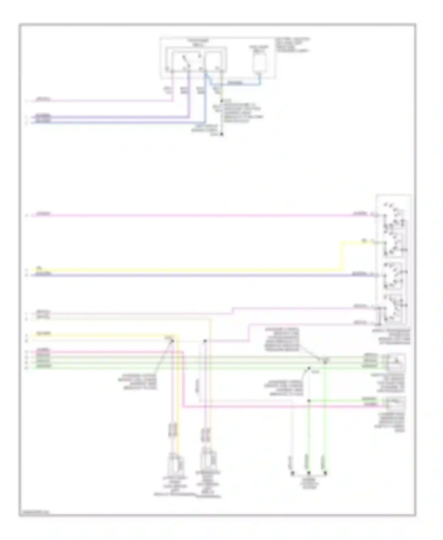 Wiring diagram blu/red for Ford Ranger II (2006-2009)
