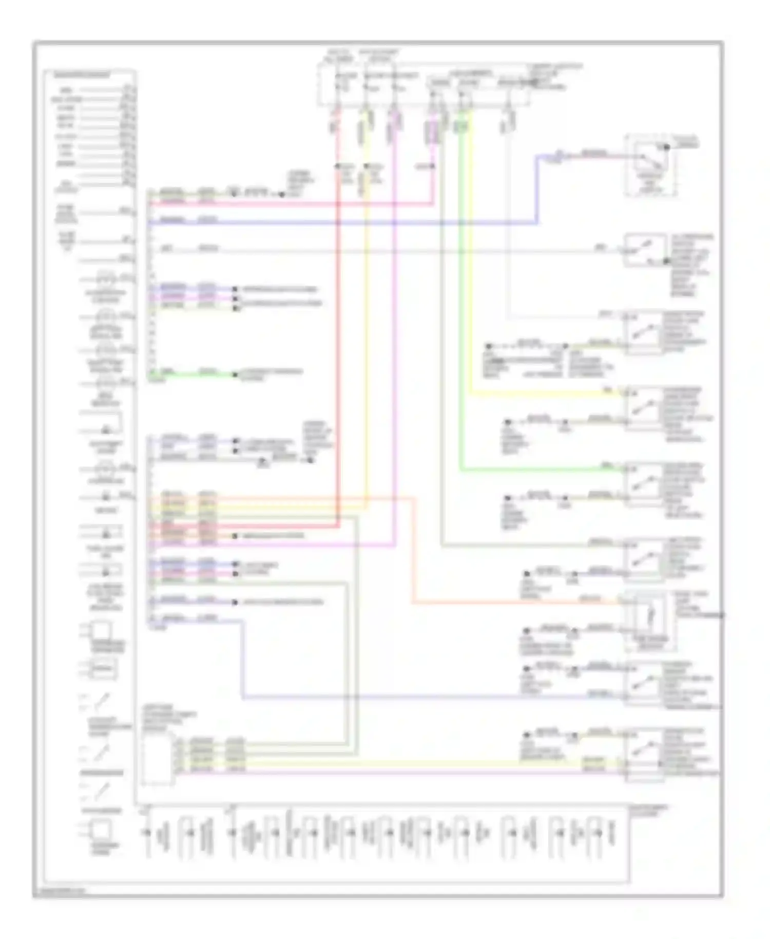 Wiring diagram coolant temperature gauge for Ford Ranger II (2006-2009) (1 of 1)