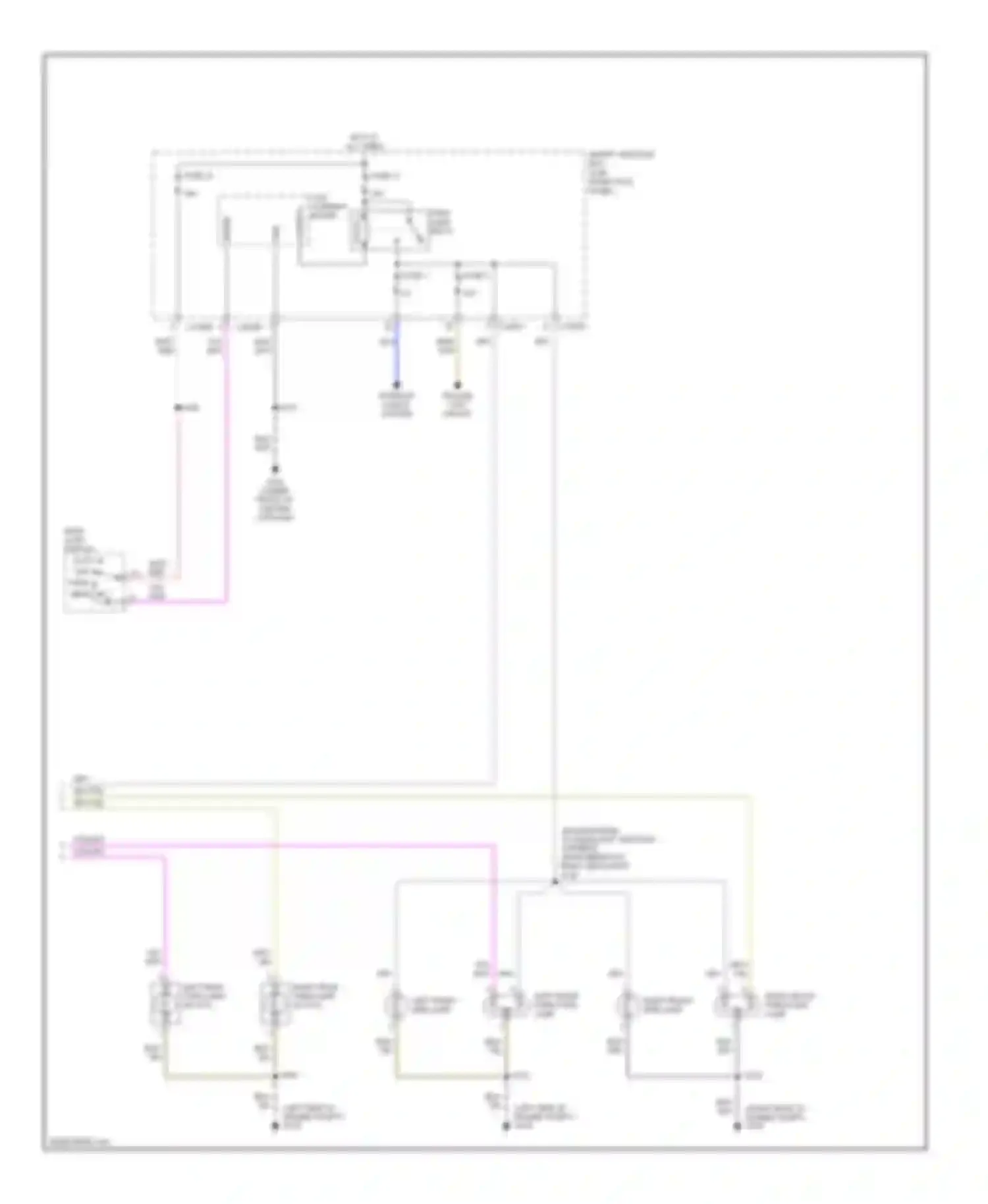 Wiring diagram trailer tow circuit for Ford Ranger II (2006-2009)