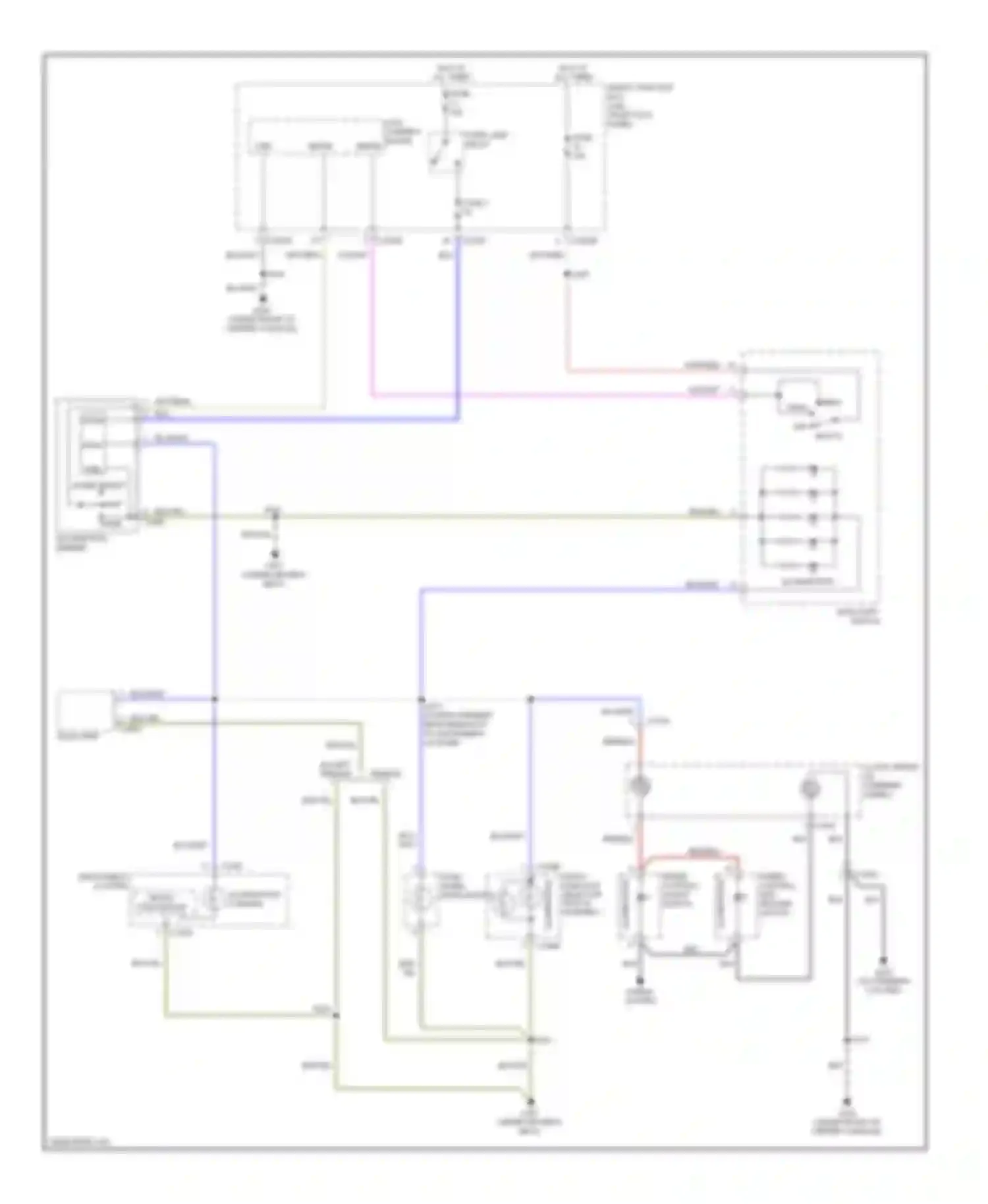 Wiring diagram audio unit for Ford Ranger II (2006-2009)