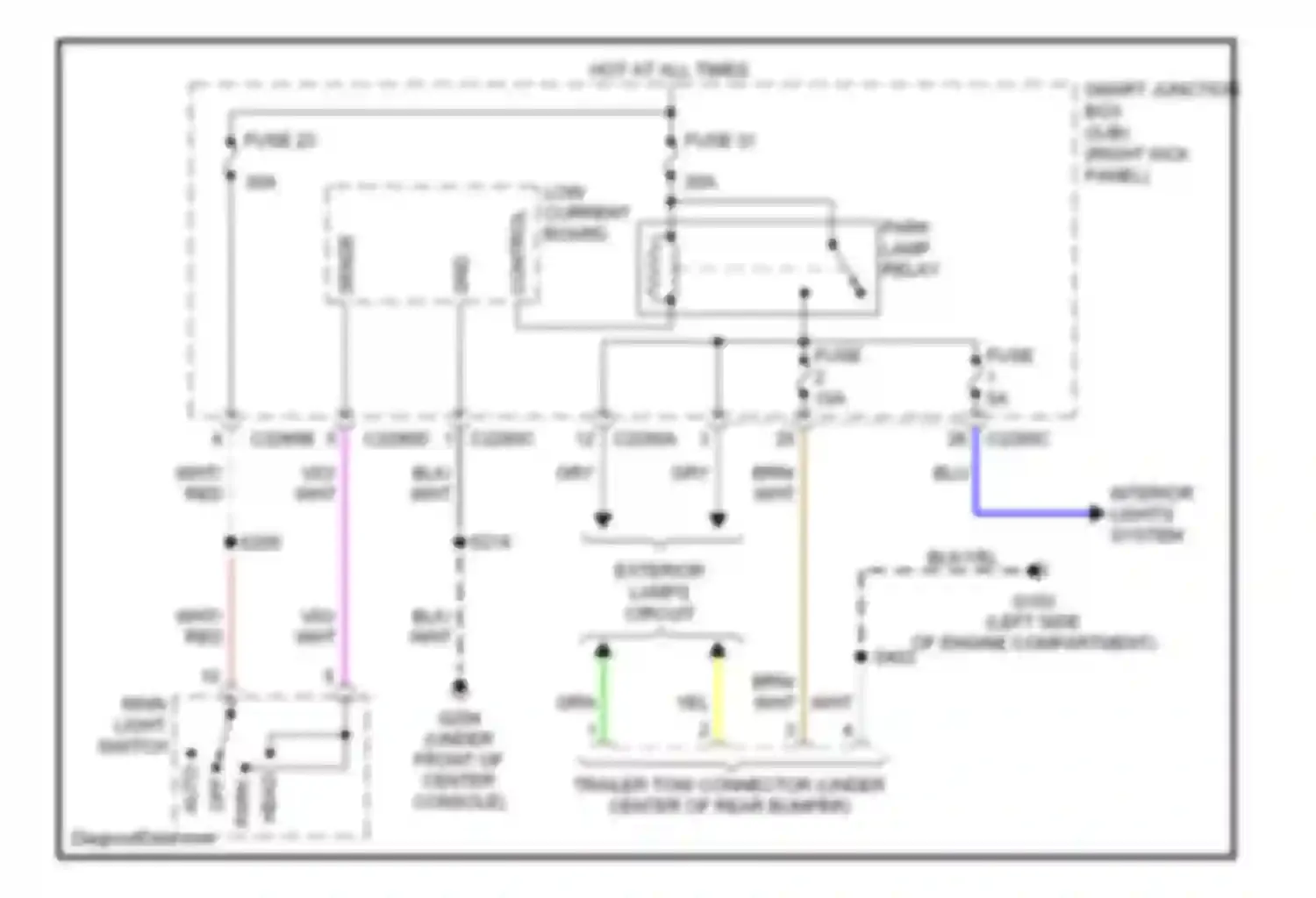 Wiring diagram fuse 31 for Ford Ranger II (2006-2009)