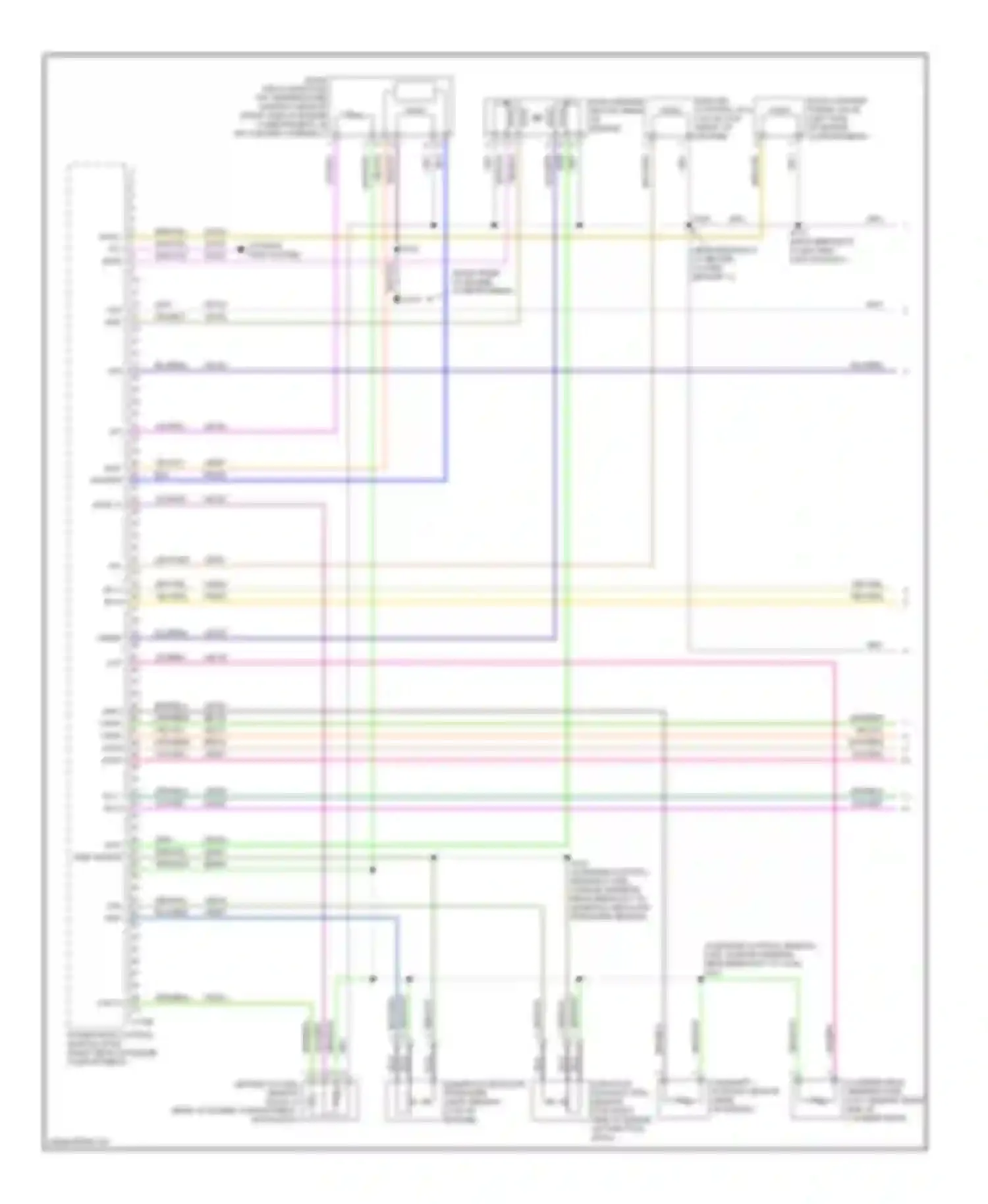 Wiring diagram yel/blu for Ford Ranger II (2006-2009) (3 of 3)