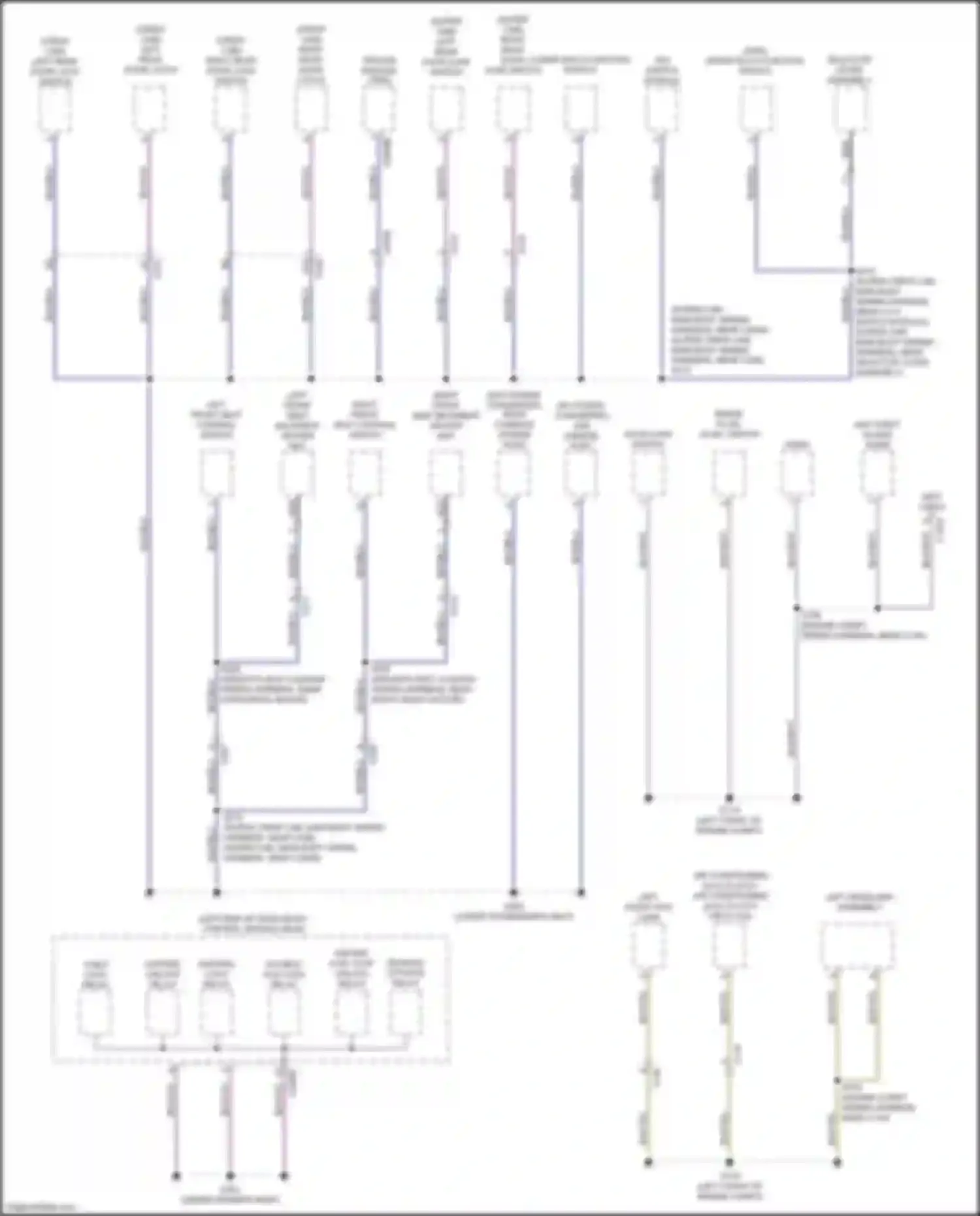 Ranger Ford T6.2 (2022-2024): Ground distribution circuit (3 of 5)