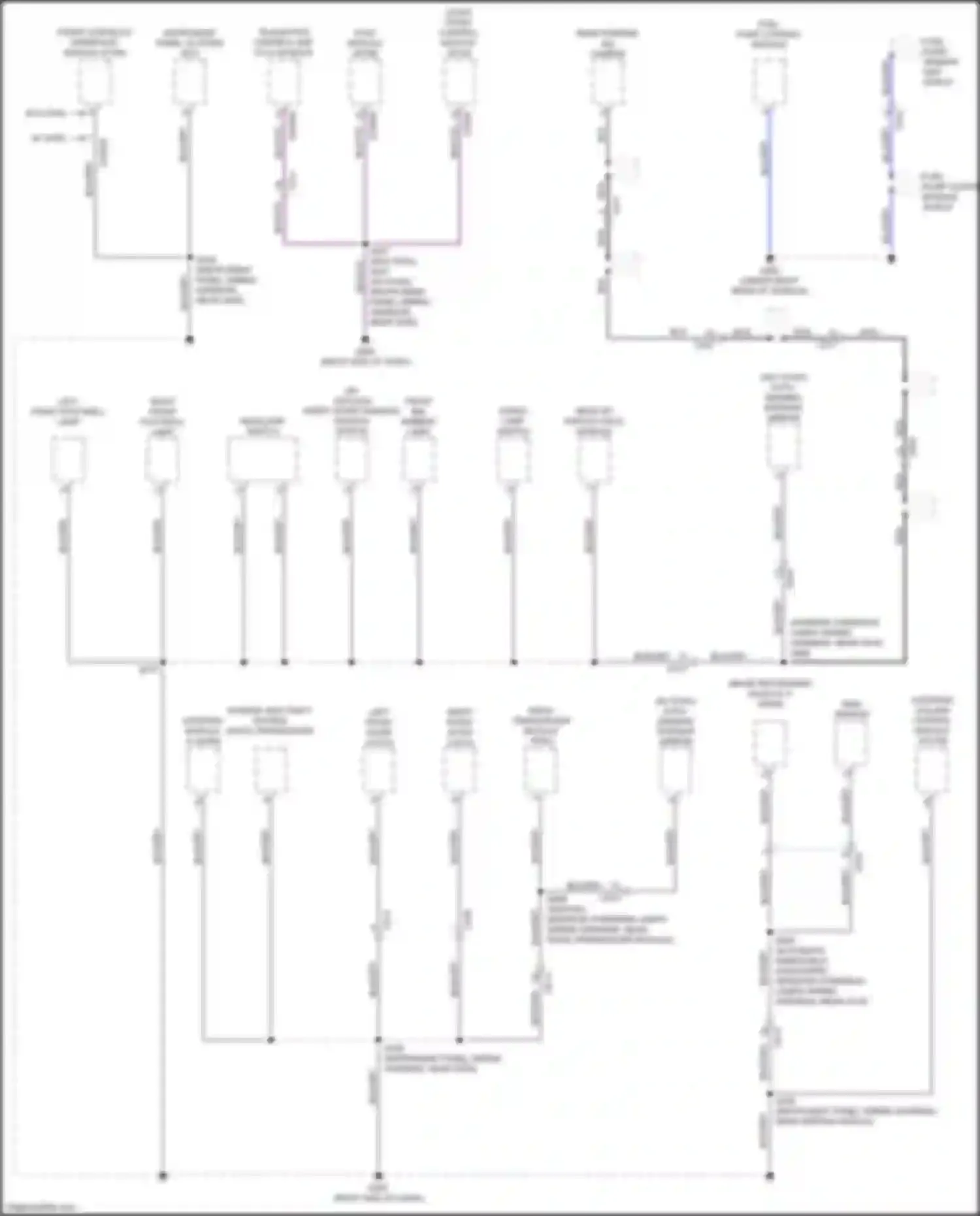 Ranger Ford T6.2 (2022-2024): Ground distribution circuit (5 of 5)