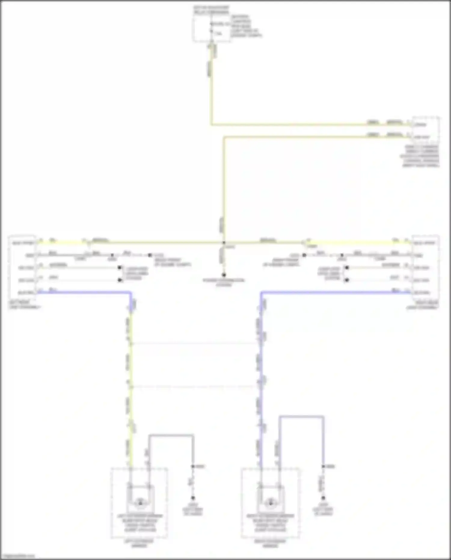 Ranger Ford T6.2 (2022-2024): Blind spot information system circuit