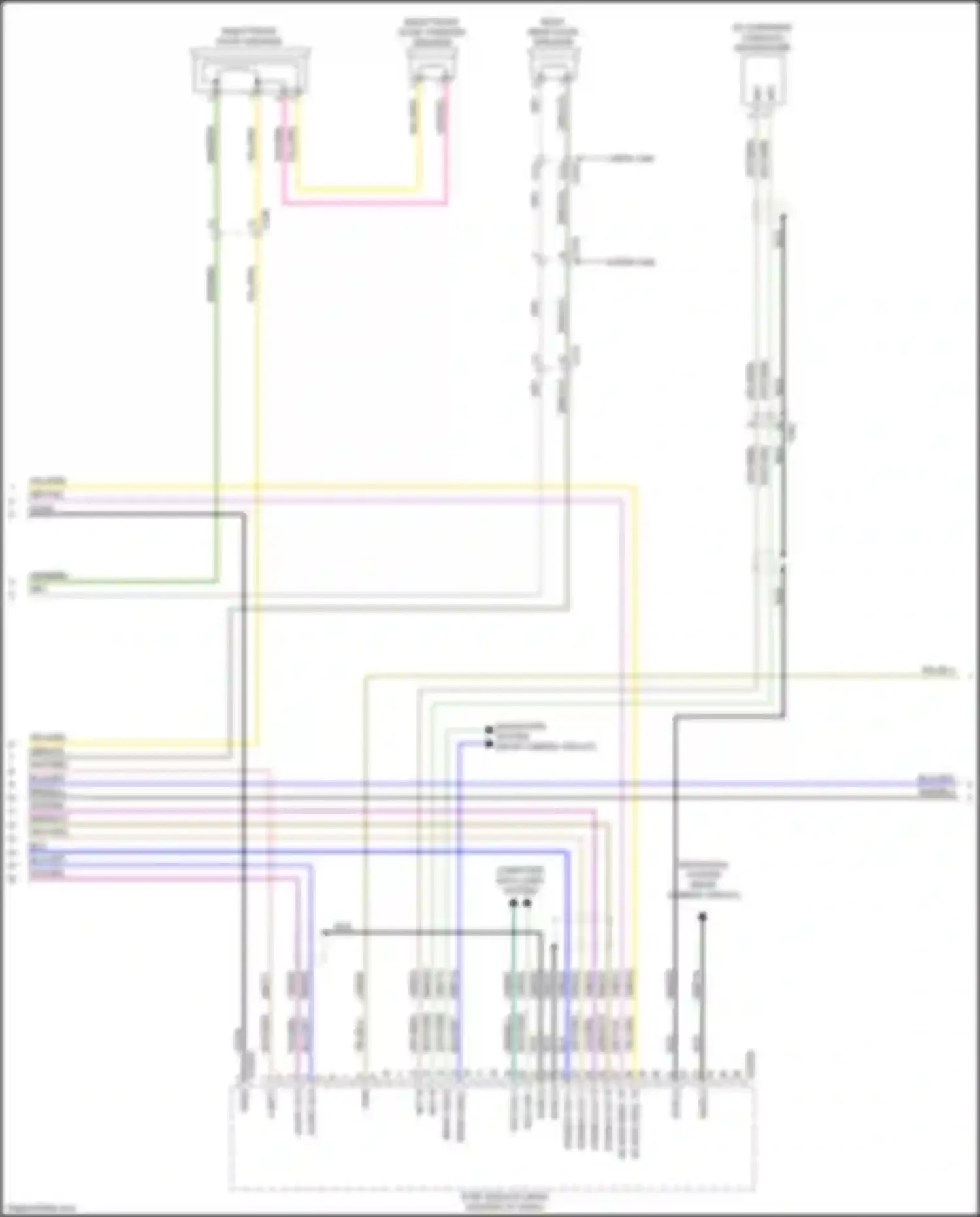 Ranger Ford T6.2 (2022-2024): Navigation circuit, 6 speakers (2 of 4)