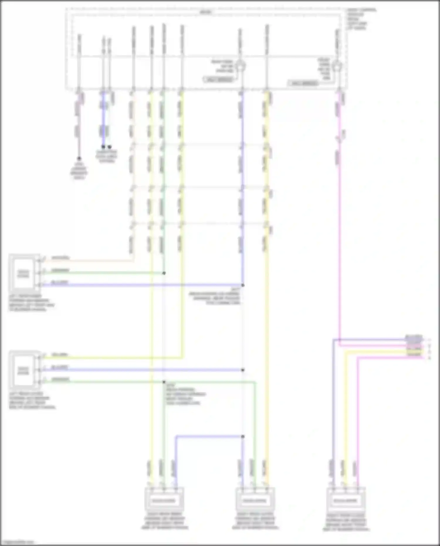 Ranger Ford T6.2 (2022-2024): Parking assistant circuit (1 of 2)