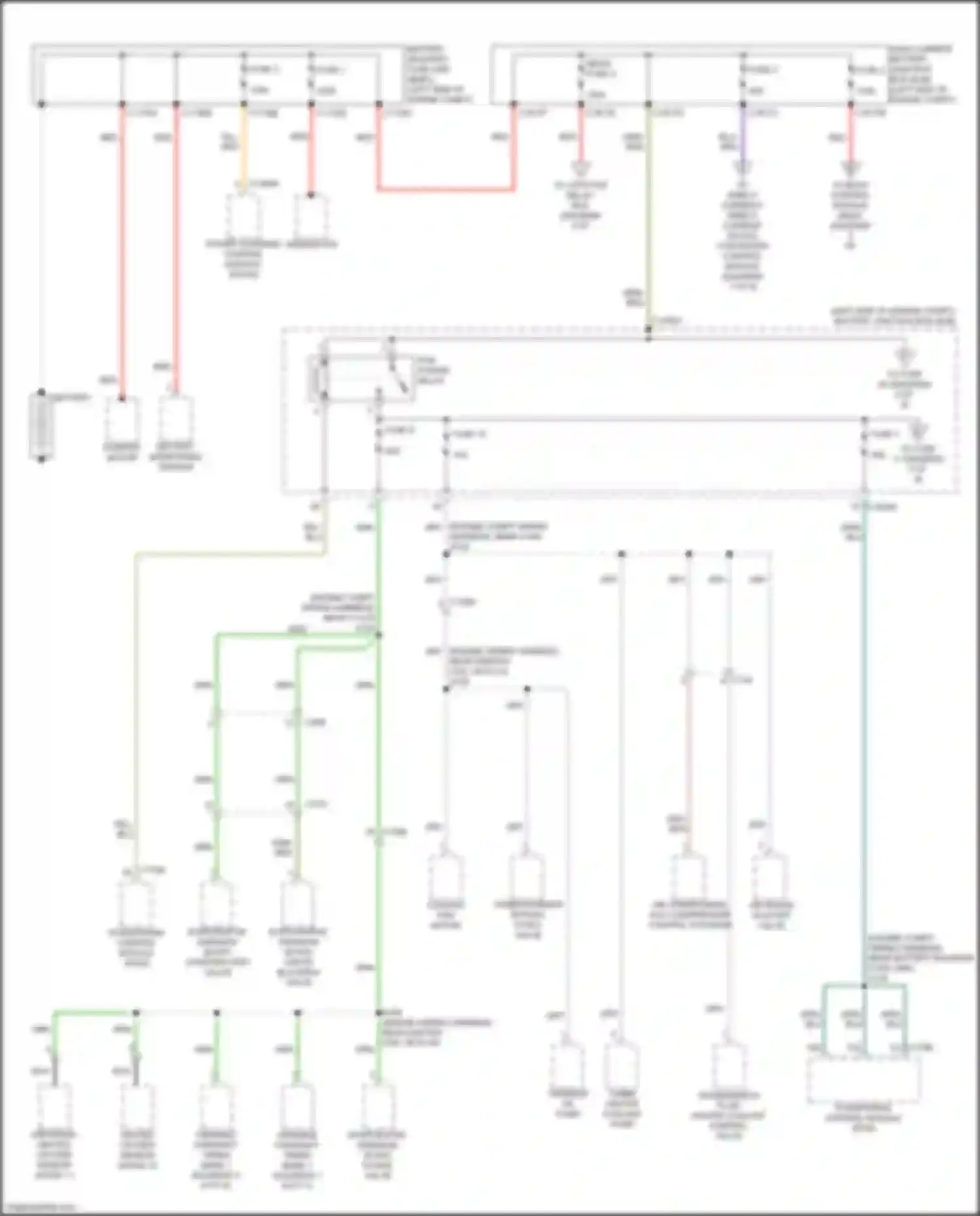Ranger Ford T6.2 (2022-2024): Power distribution circuit (1 of 8)
