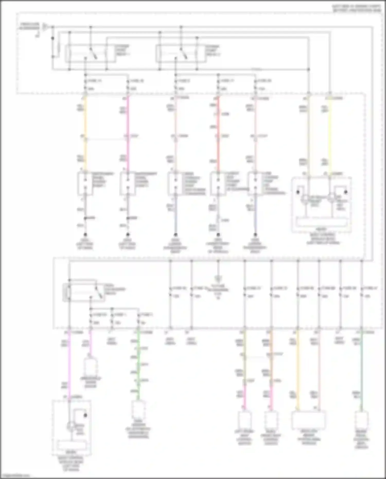Ranger Ford T6.2 (2022-2024): Power distribution circuit (4 of 8)