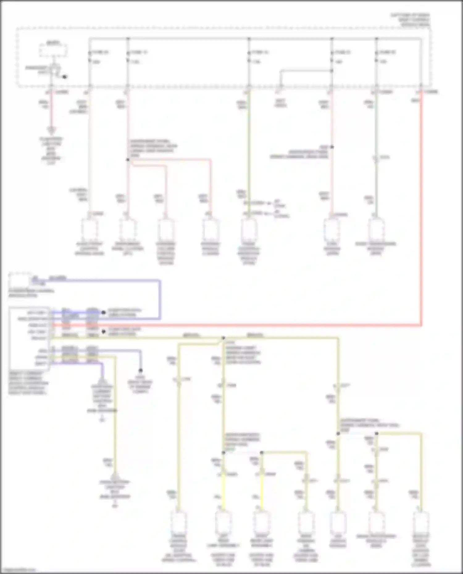 Ranger Ford T6.2 (2022-2024): Power distribution circuit (7 of 8)