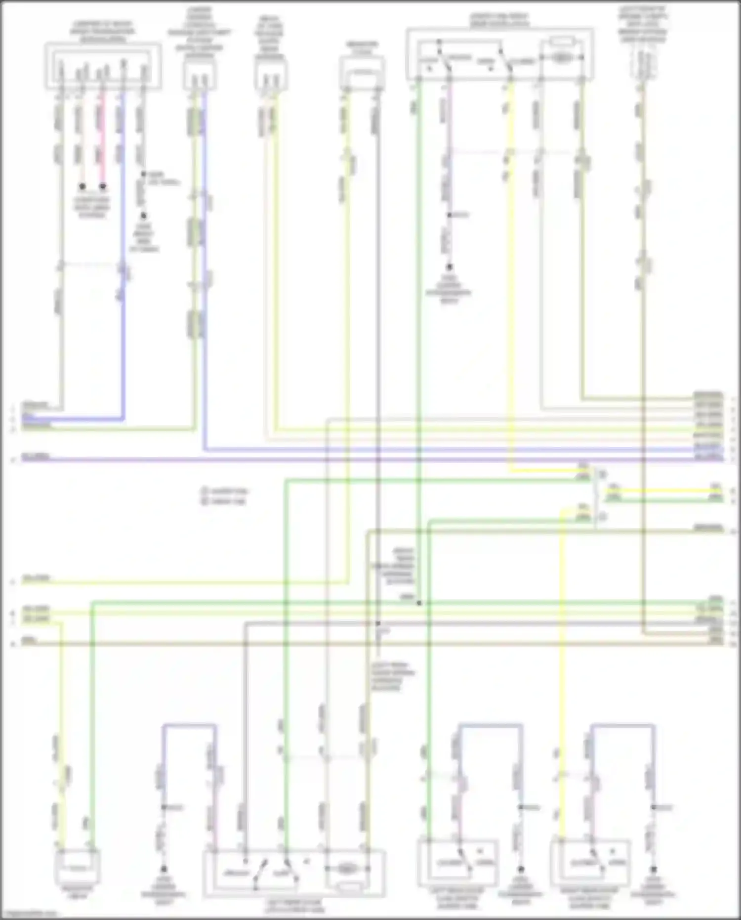 Ranger Ford T6.2 (2022-2024): Power door locks circuit (2 of 4)