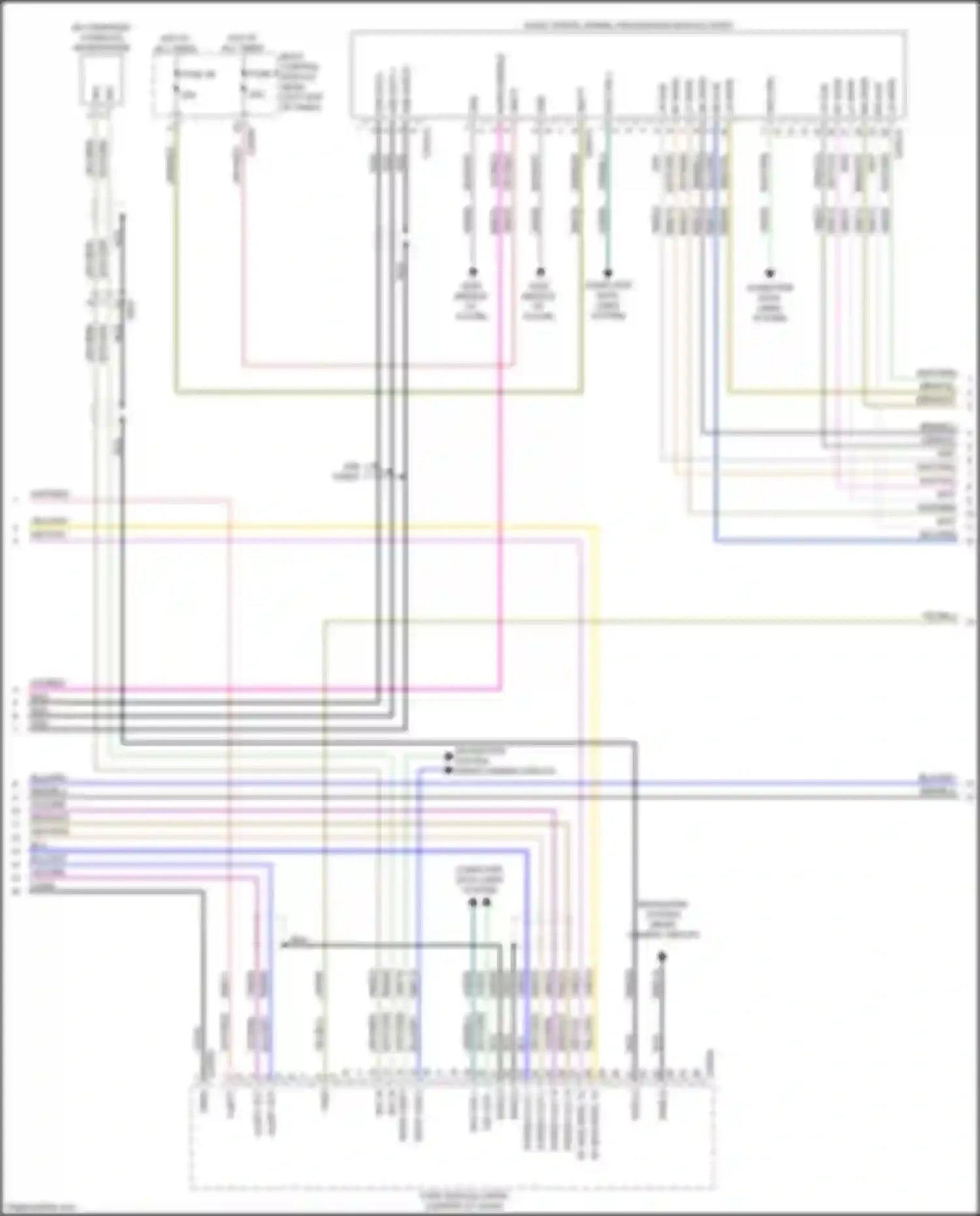 Ranger Ford T6.2 (2022-2024): Sync radio circuit, 8 speakers (2 of 4)