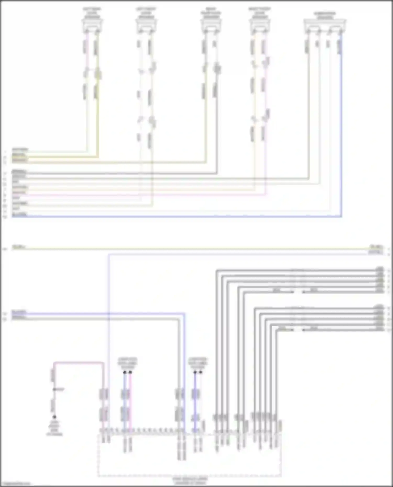 Ranger Ford T6.2 (2022-2024): Sync radio circuit, 8 speakers (3 of 4)