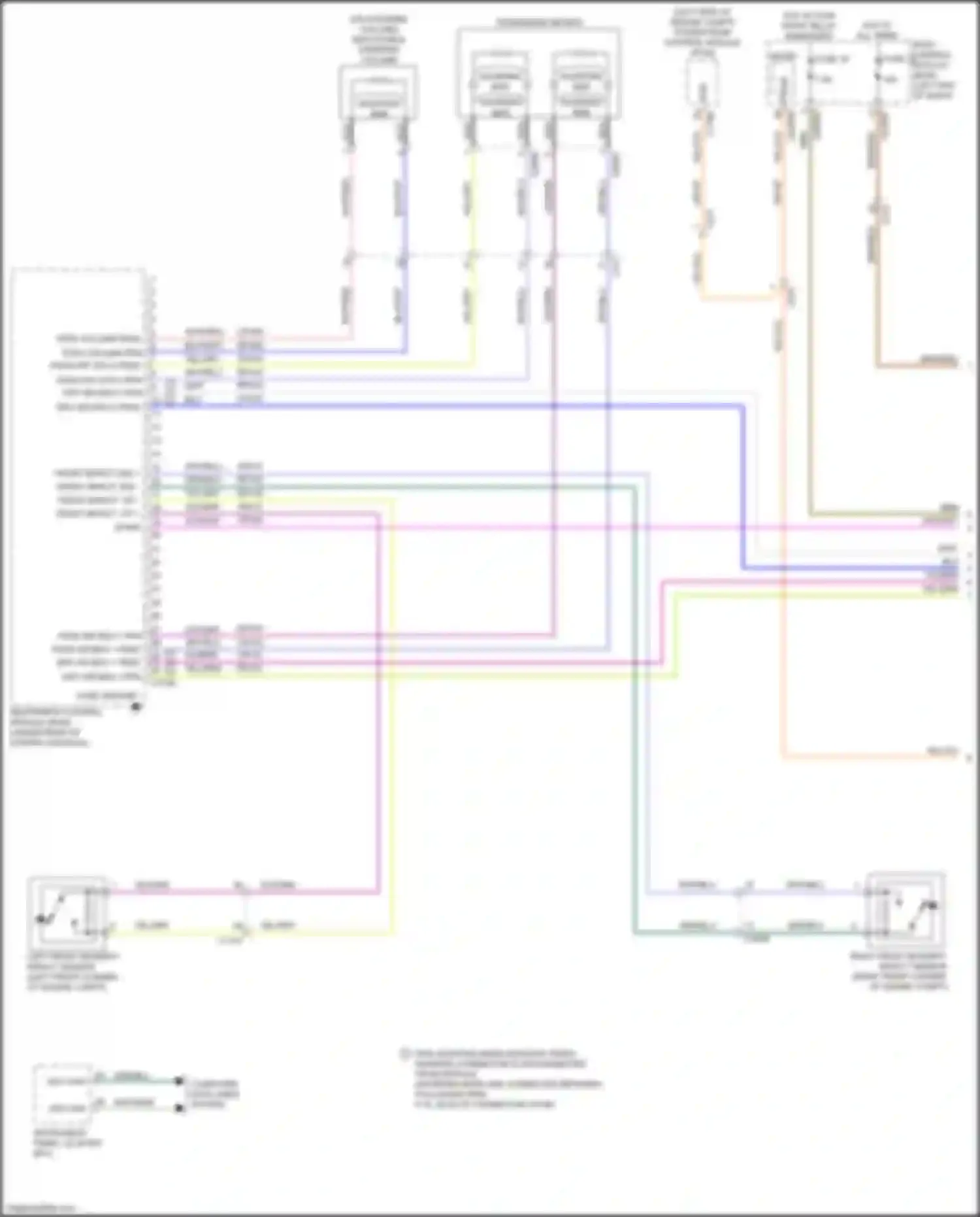 Ranger Ford T6.2 (2022-2024): Supplemental restraints circuit (1 of 3)