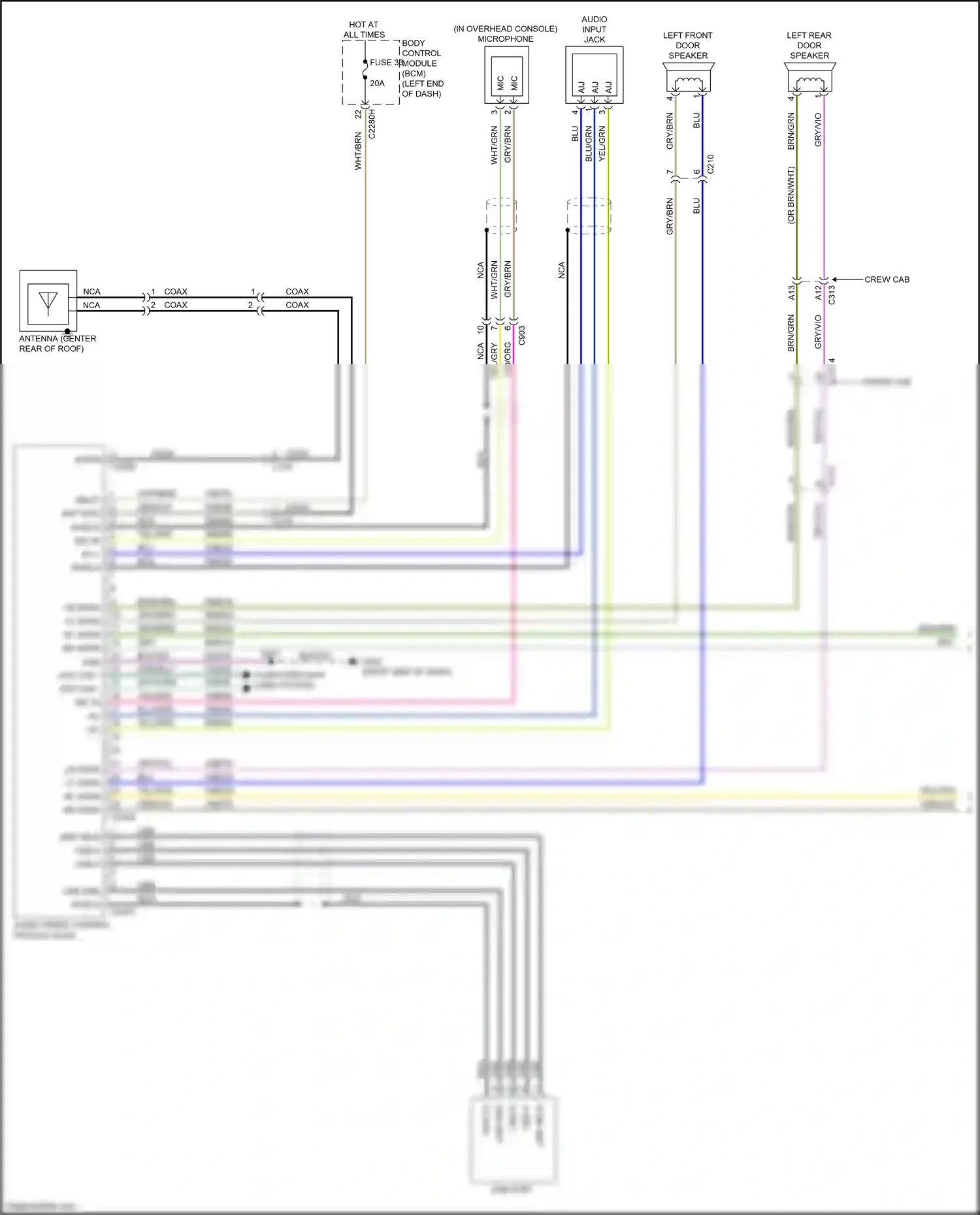 Wiring diagram computer data lines system for Ford Ranger T6.2 (2022-2024) (57 of 74)