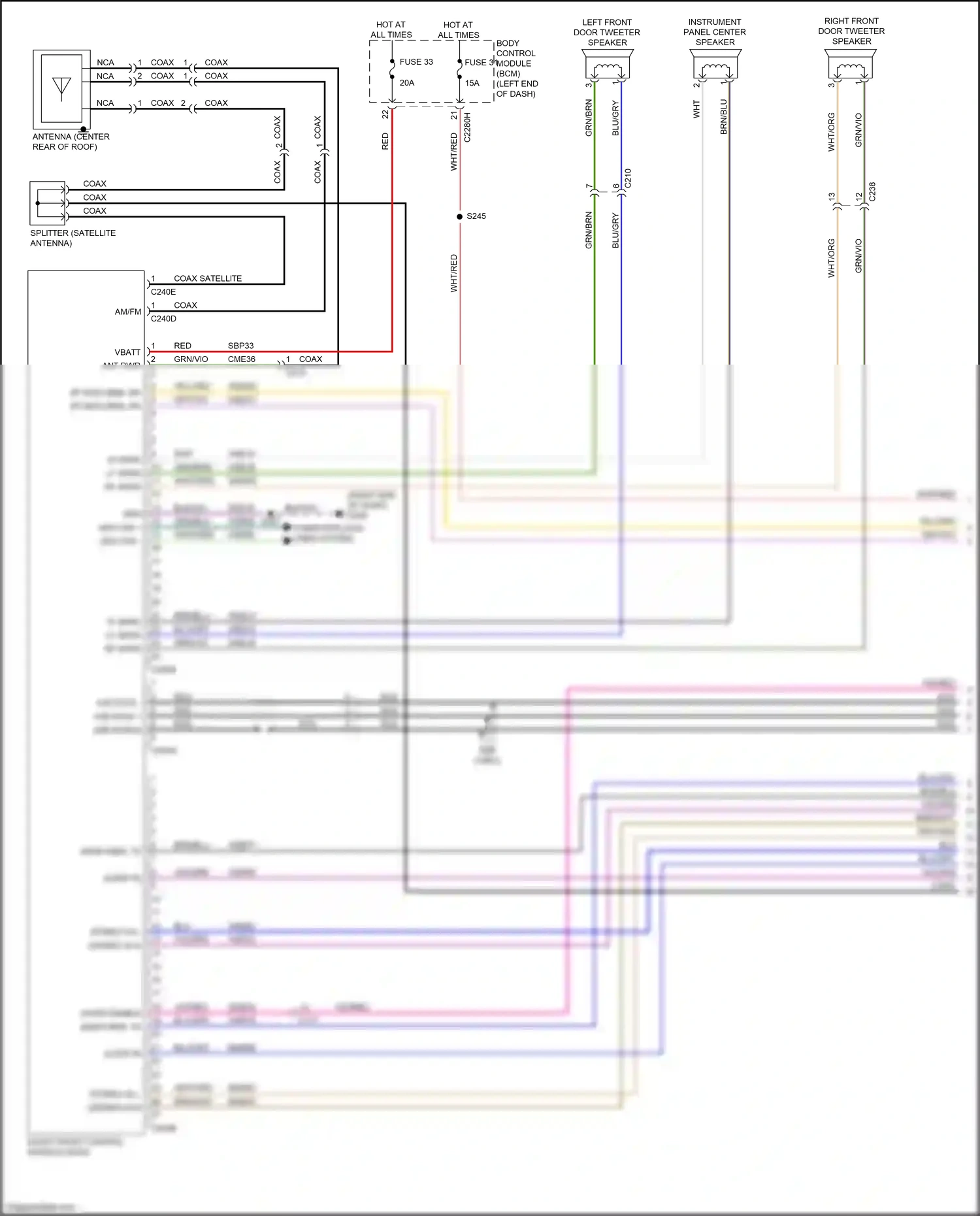 Wiring diagram computer data lines system for Ford Ranger T6.2 (2022-2024) (26 of 74)