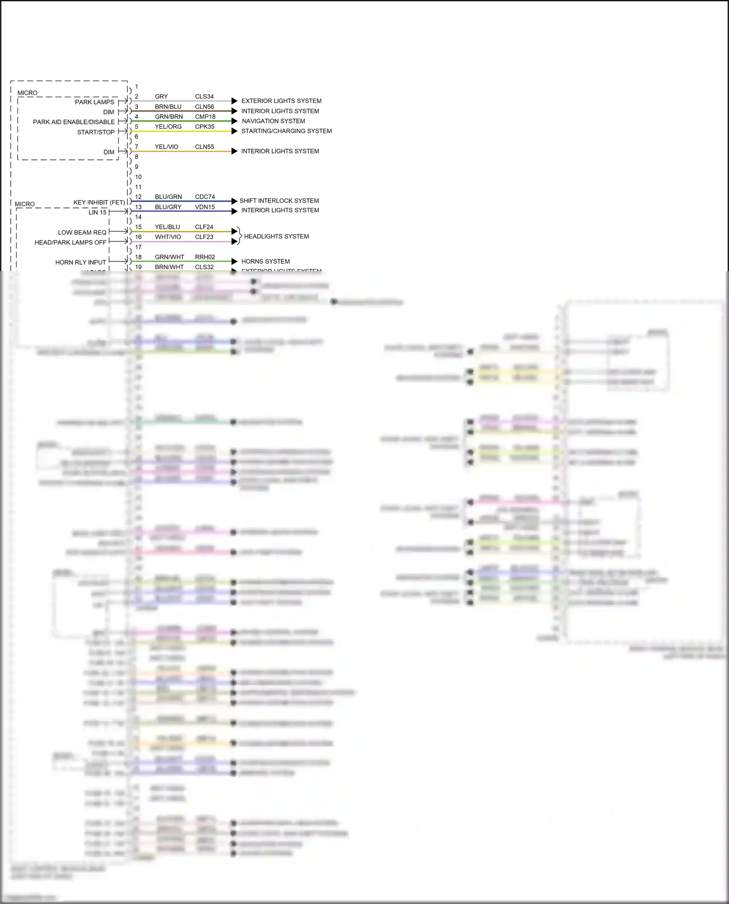 Wiring diagram computer data lines system for Ford Ranger T6.2 (2022-2024) (12 of 74)