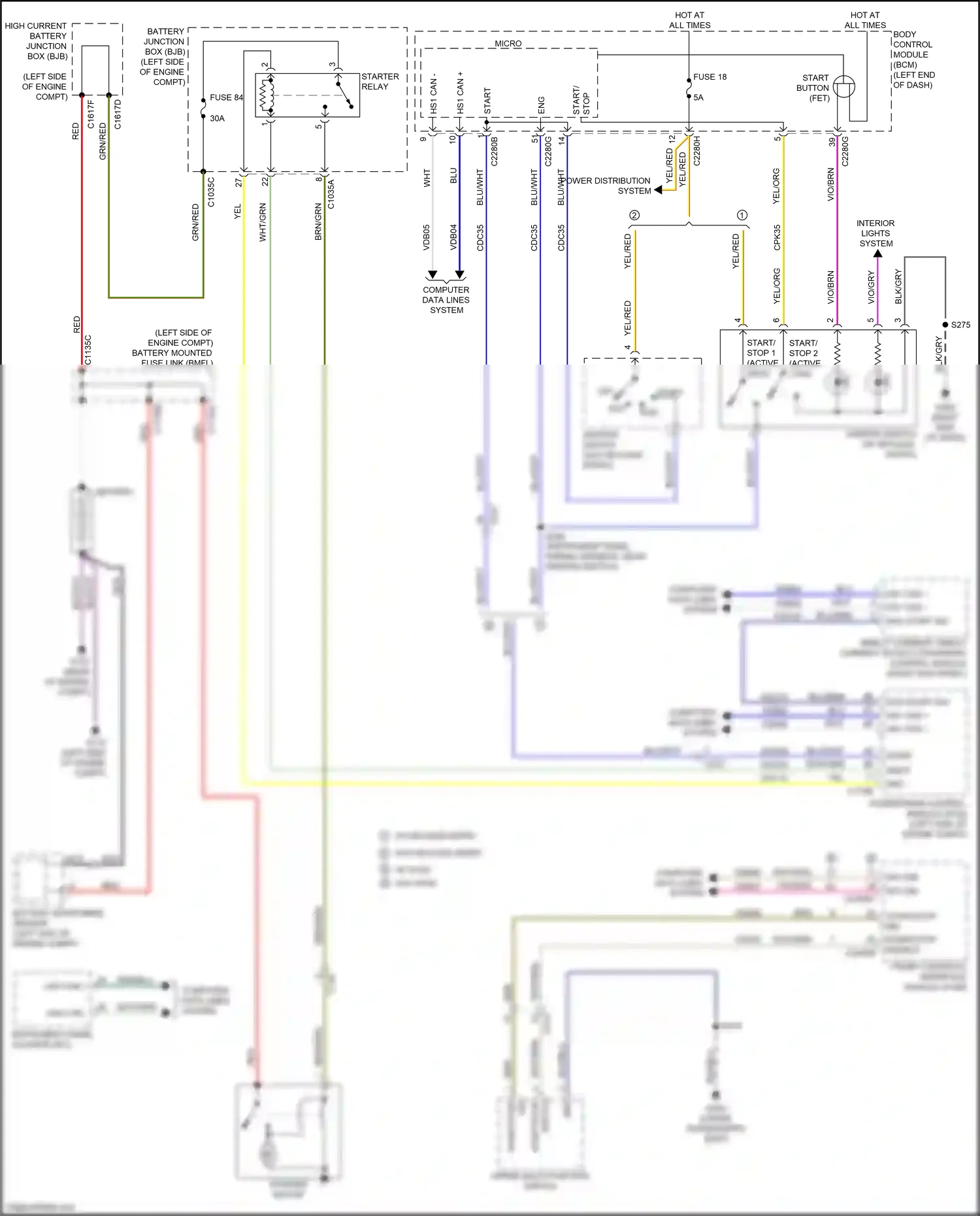 Wiring diagram computer data lines system for Ford Ranger T6.2 (2022-2024) (8 of 74)