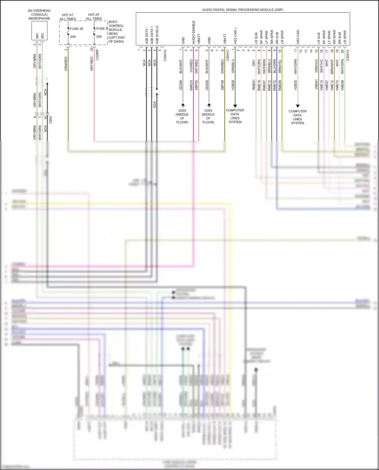 Wiring diagram computer data lines system for Ford Ranger T6.2 (2022-2024) (40 of 74)