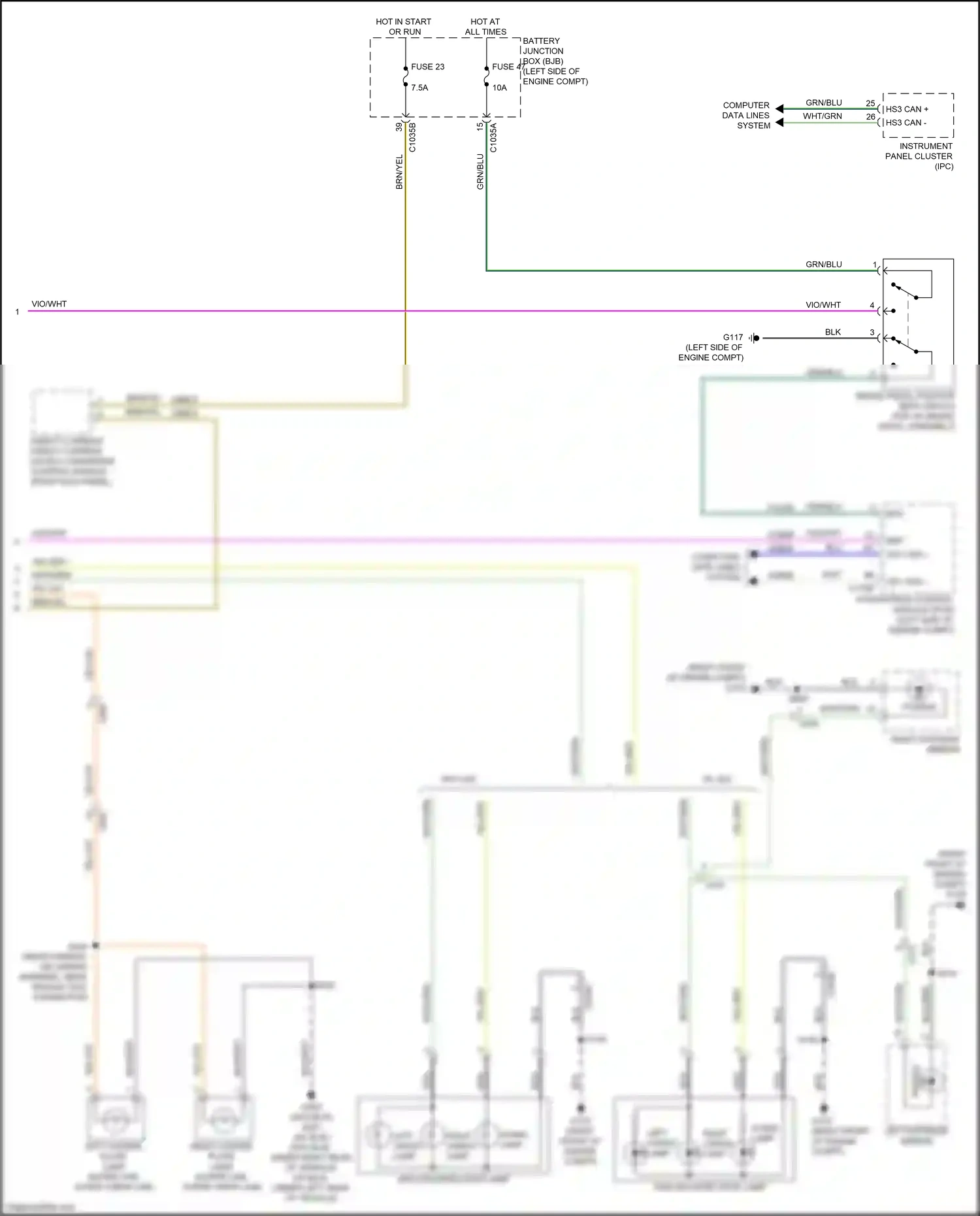 Wiring diagram computer data lines system for Ford Ranger T6.2 (2022-2024) (64 of 74)