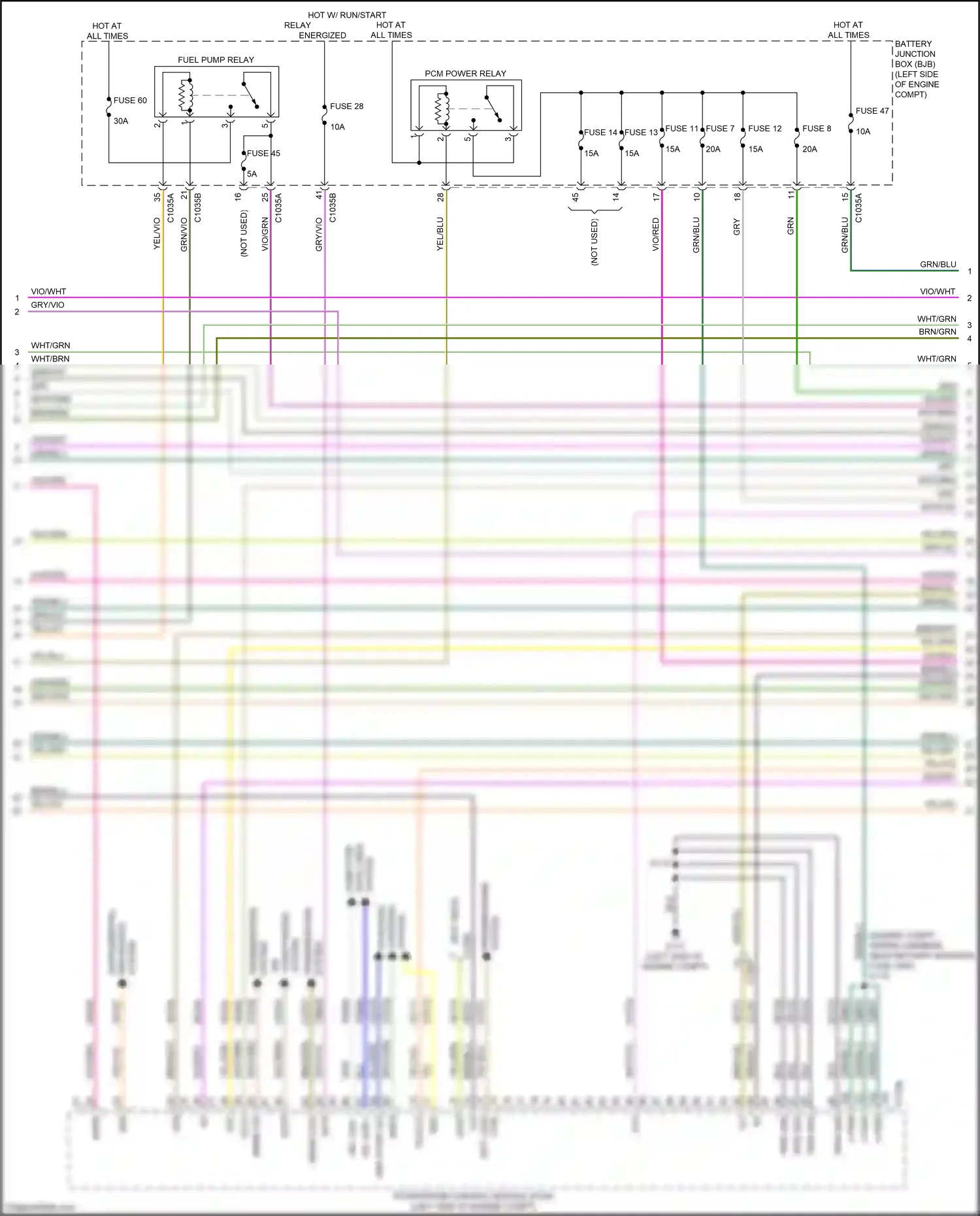 Wiring diagram diff lock for Ford Ranger T6.2 (2022-2024) (1 of 1)