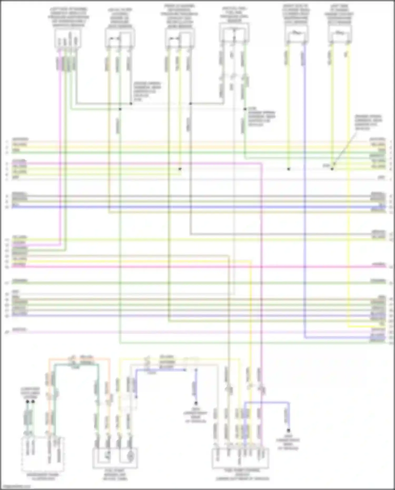 Wiring diagram fuel pump control module for Ford Ranger T6.2 (2022-2024) (2 of 2)
