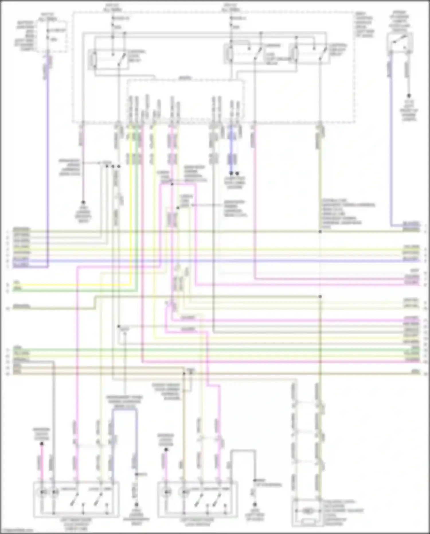 Wiring diagram hood ajar switch for Ford Ranger T6.2 (2022-2024) (1 of 3)