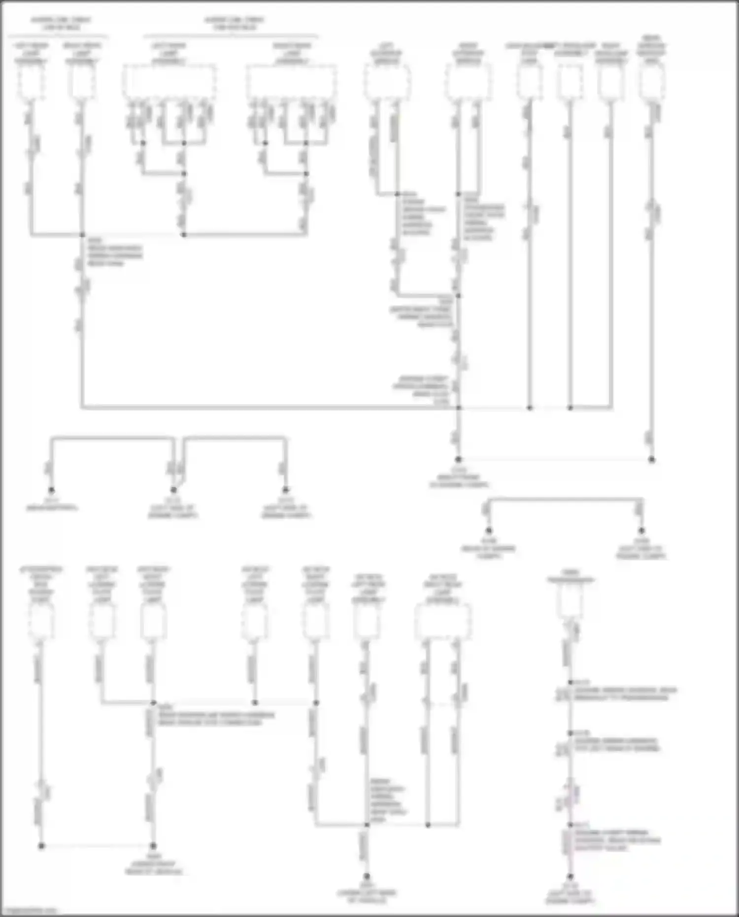 Wiring diagram left rear lamp assembly for Ford Ranger T6.2 (2022-2024) (5 of 6)