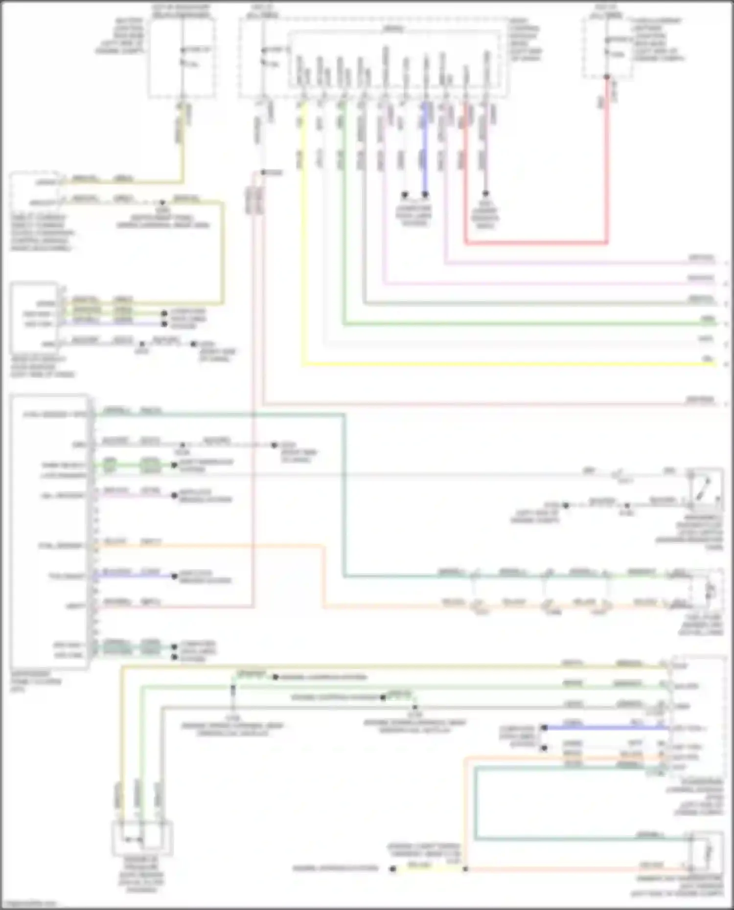 Wiring diagram low washer for Ford Ranger T6.2 (2022-2024) (1 of 2)