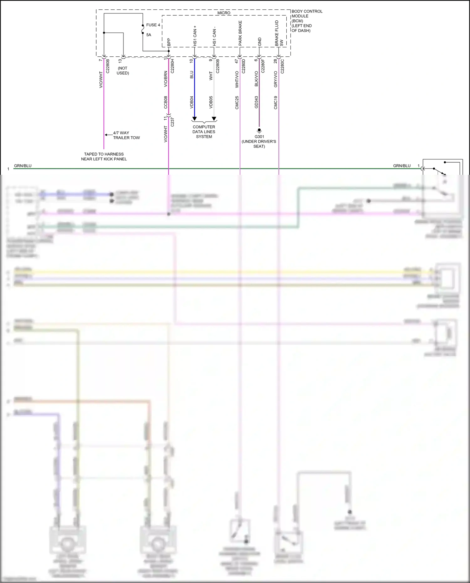 Wiring diagram micro - for Ford Ranger T6.2 (2022-2024) (31 of 46)