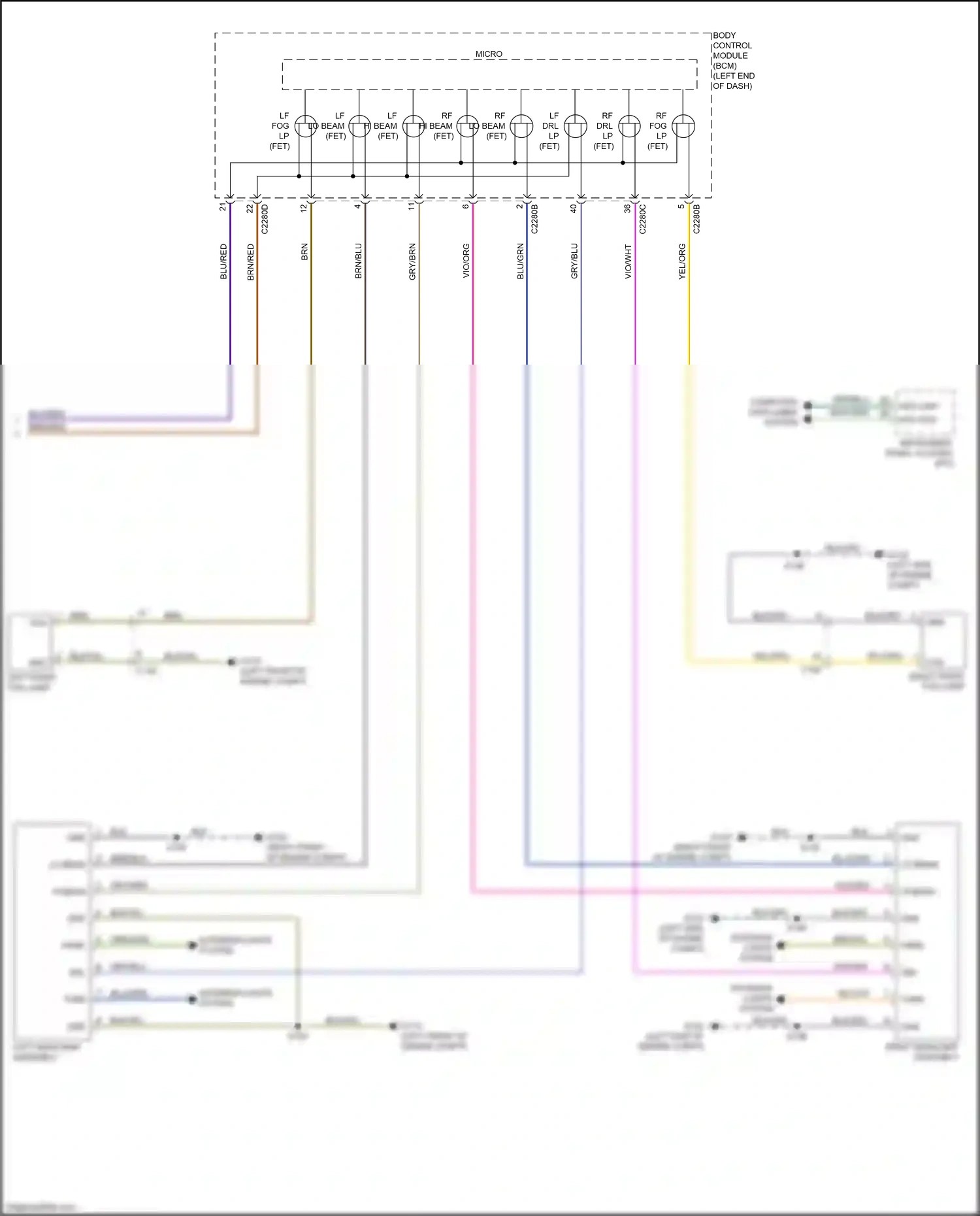 Wiring diagram micro - for Ford Ranger T6.2 (2022-2024) (25 of 46)