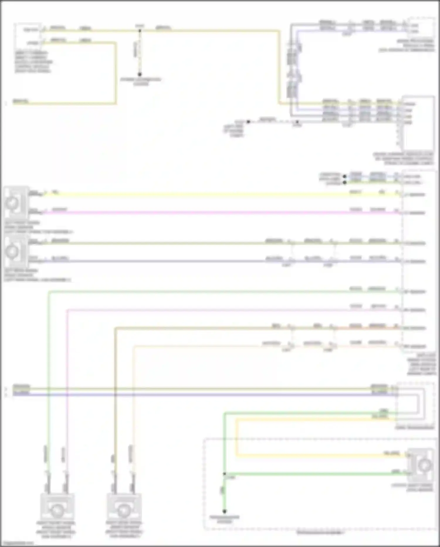 Wiring diagram rr sensor hi for Ford Ranger T6.2 (2022-2024) (2 of 2)