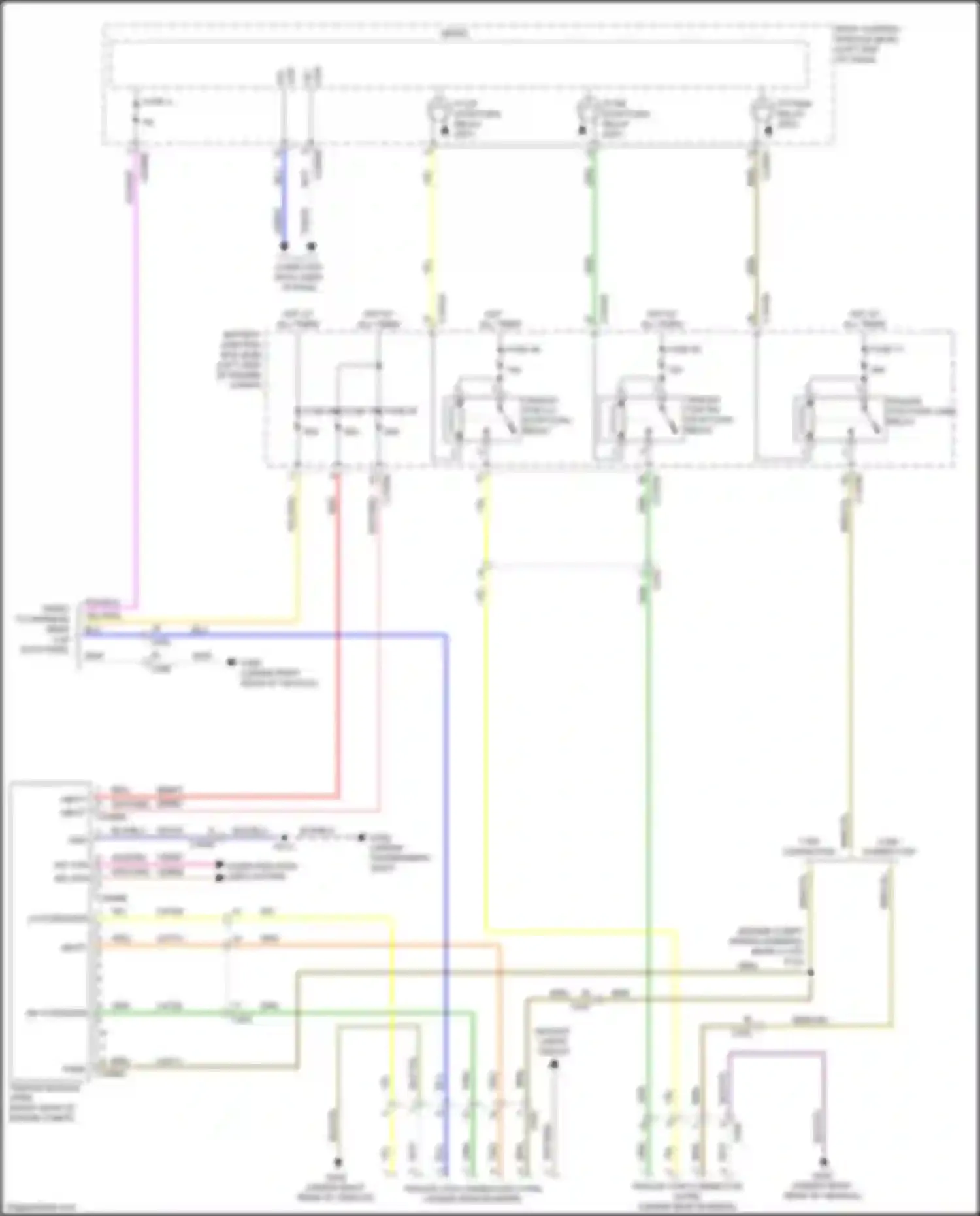Wiring diagram trailer tow rh stop/turn relay for Ford Ranger T6.2 (2022-2024) (2 of 2)