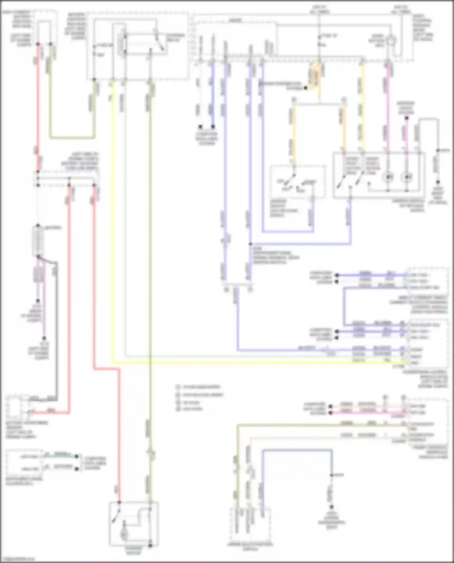 Wiring diagram w/o keyless entry for Ford Ranger T6.2 (2022-2024) (3 of 3)