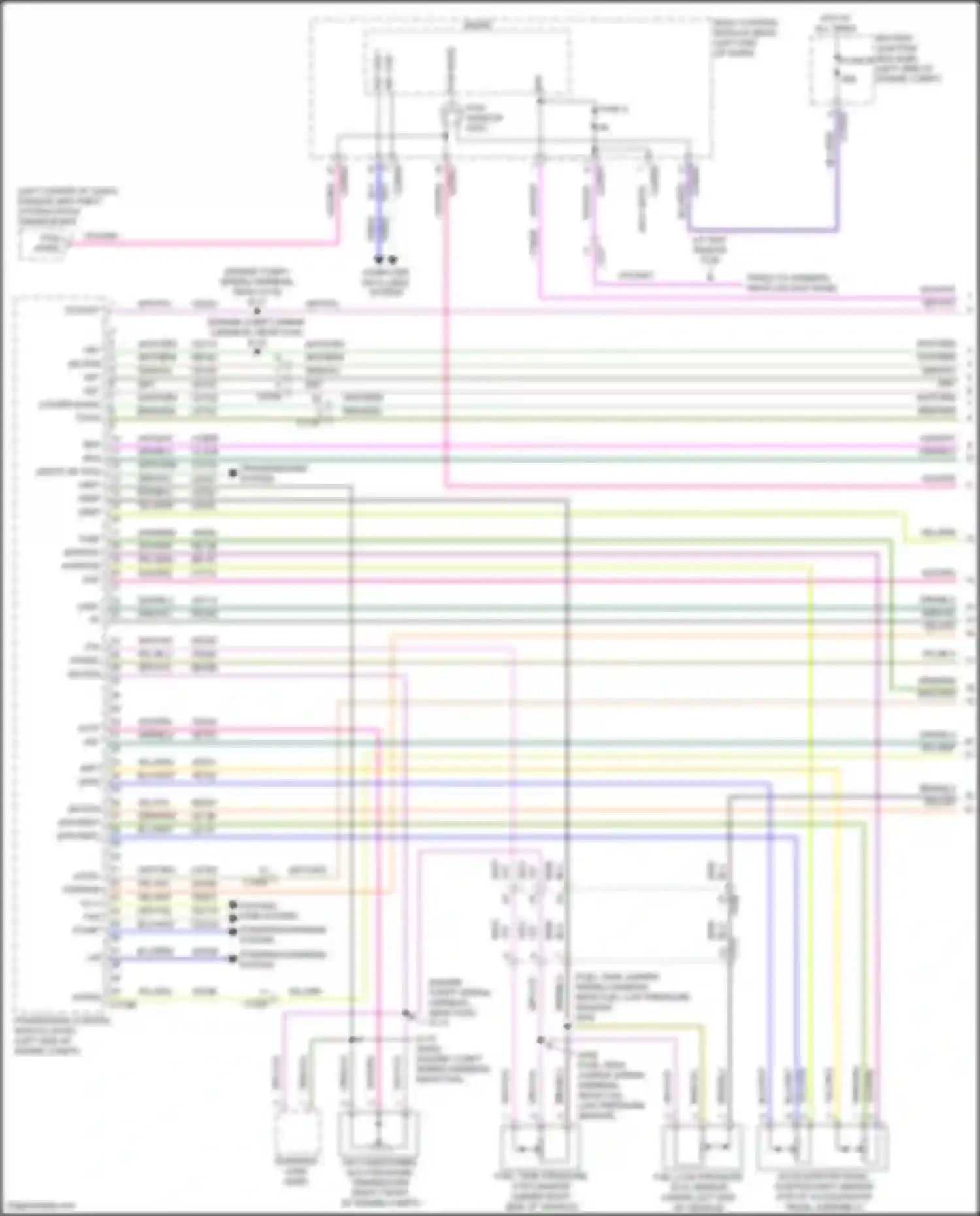 Ranger Ford T6 facelift 2 (2019-2022): Wiring diagram engine performance 2.3l turbo (1 of 9)
