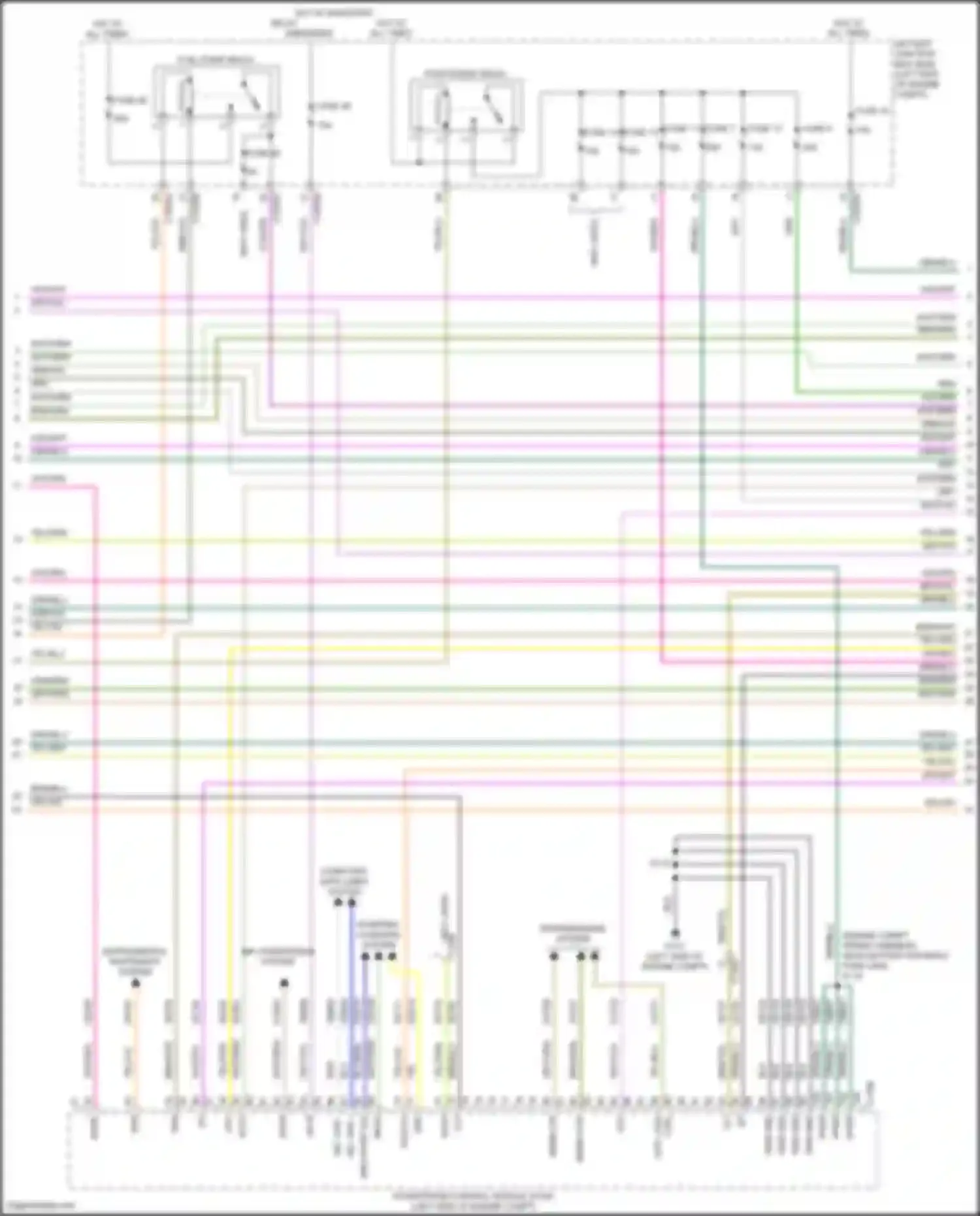 Ranger Ford T6 facelift 2 (2019-2022): Wiring diagram engine performance 2.3l turbo (2 of 9)